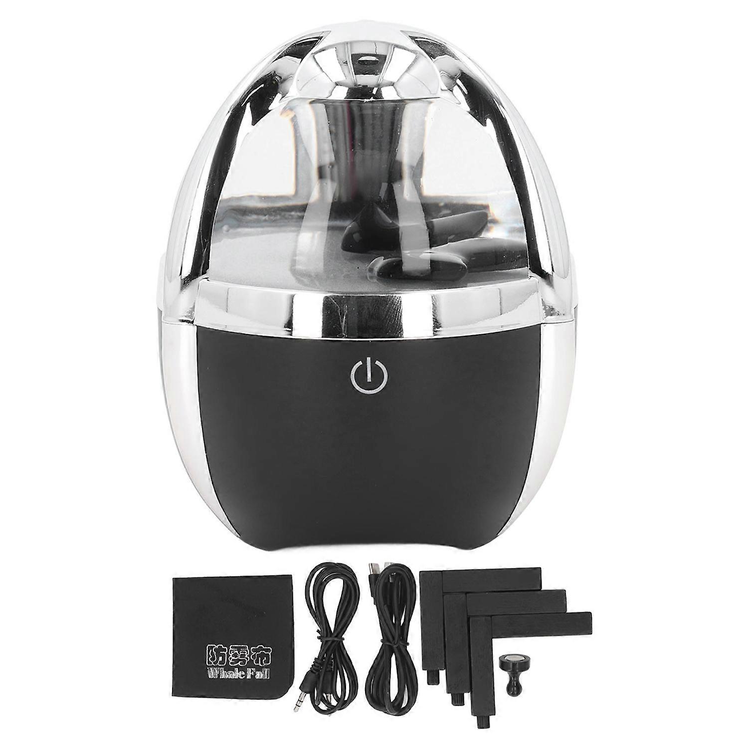 Feature:
1. Colorful Sound: Magnetic fluid small speaker white, cold, warm and violet several lighti