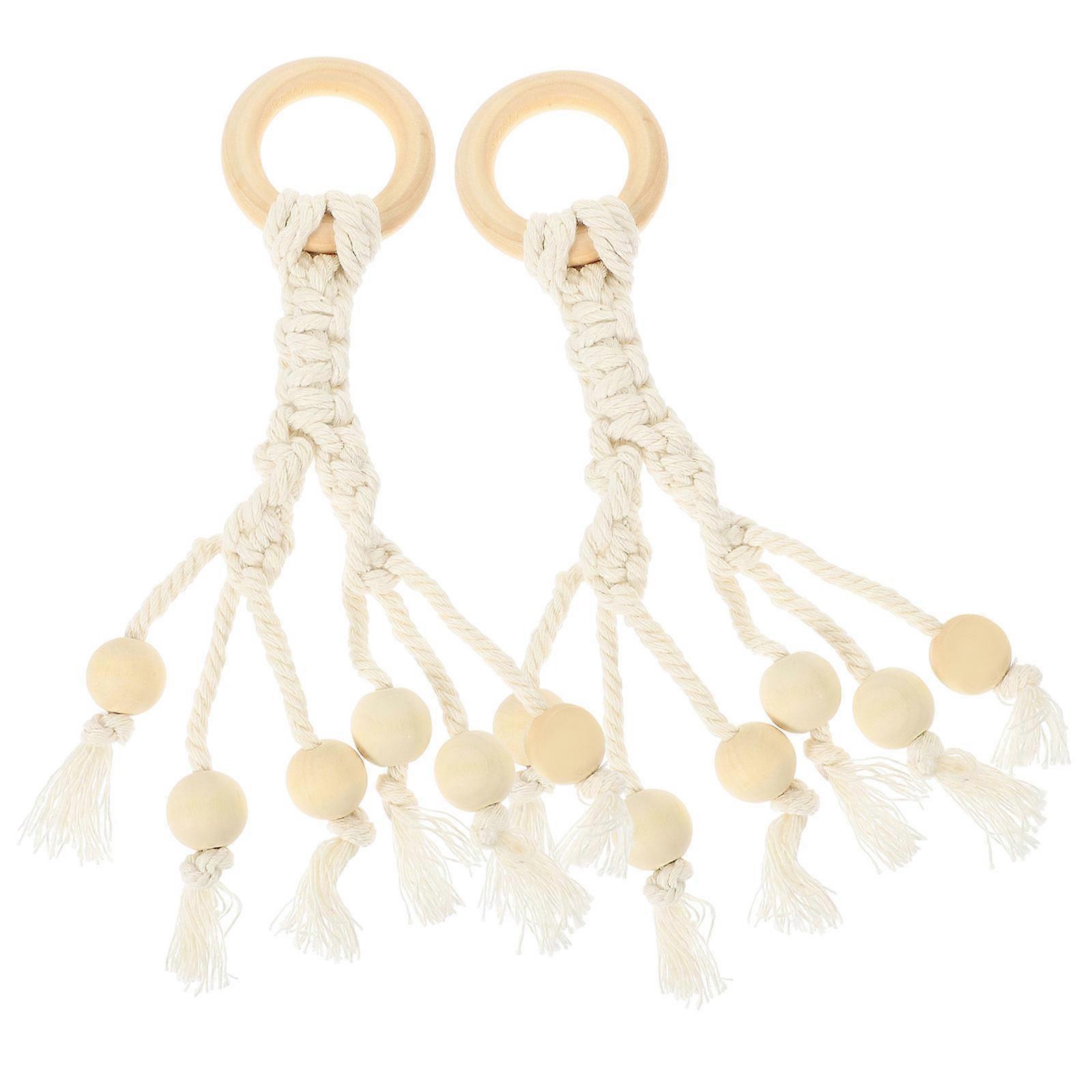 Banana Macrame Holder for Kitchen Use 8Pcs Fruit Vegetable Hanging Storage