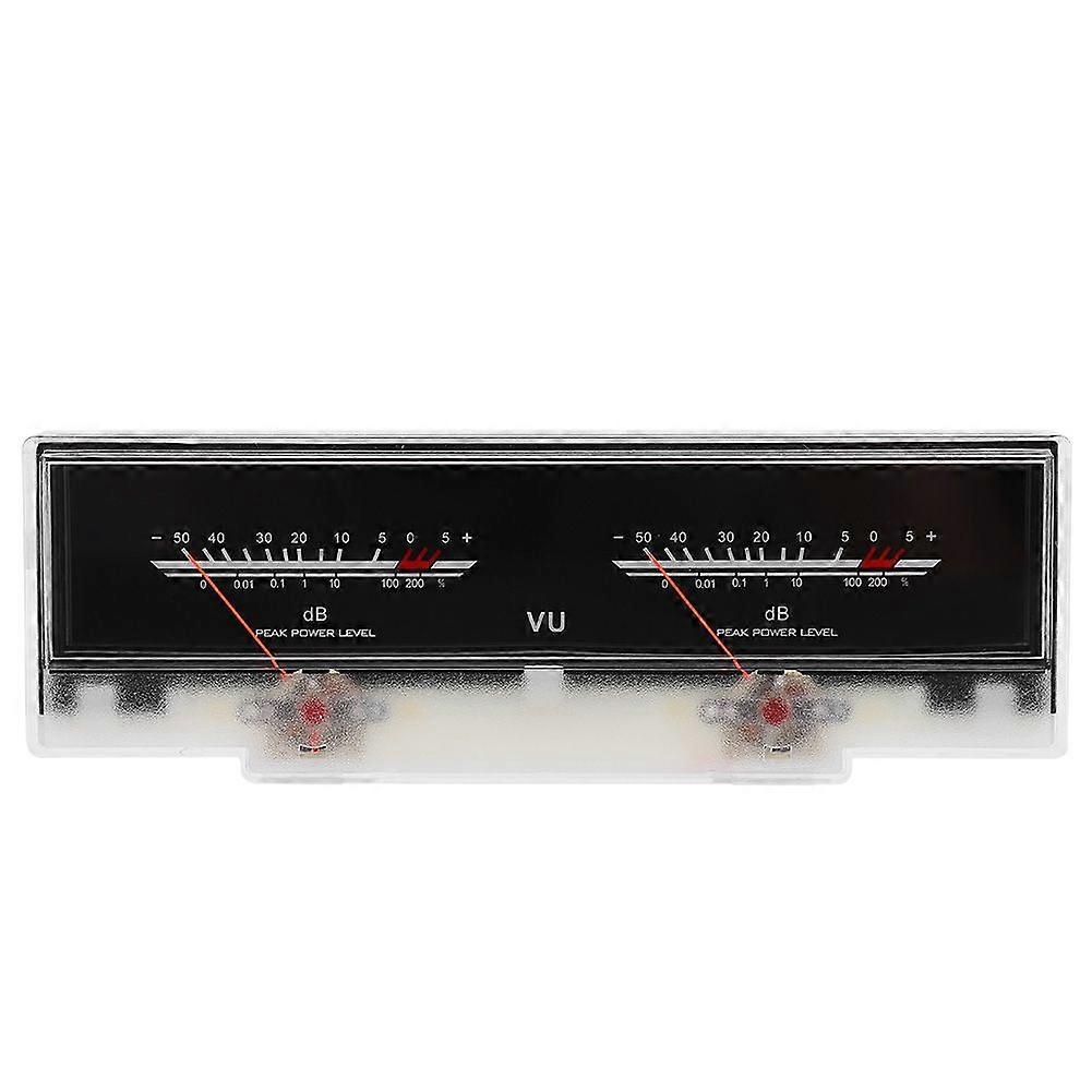 P78WTCOG VU Meter Dual Header DB Amplifier Level Audio Meter with Backlight Accessory