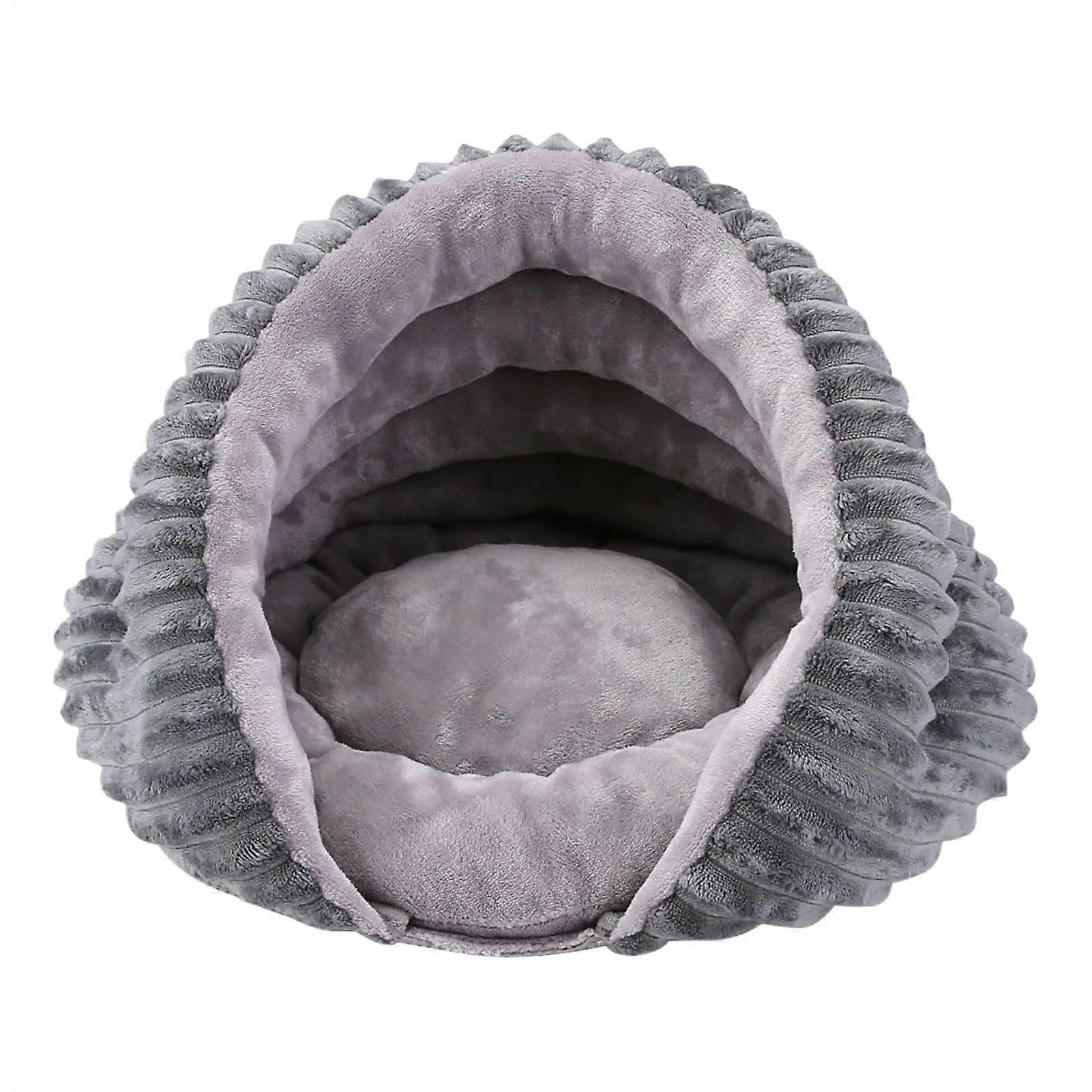 Cat Cave Bed Enclosed Cat Bed With Tunnel Design Warm NonSlip Cat House For Indoor Outdoor Use For Cats And Kittens