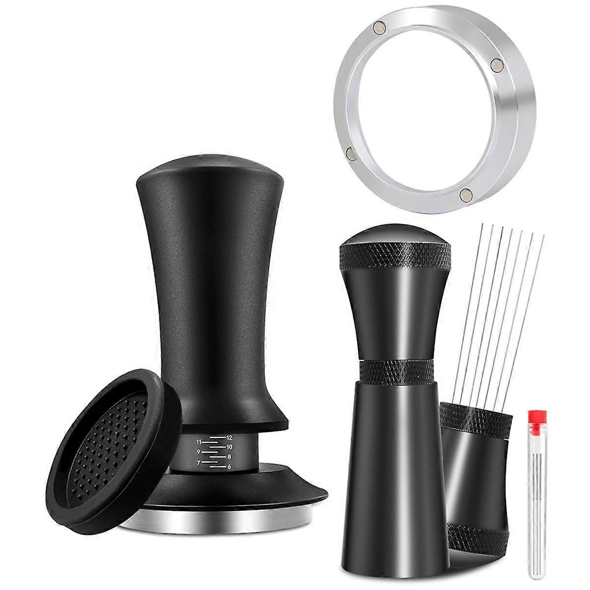 53mm Espresso Accessories Kit, Spring Loaded Calibrated Tamper