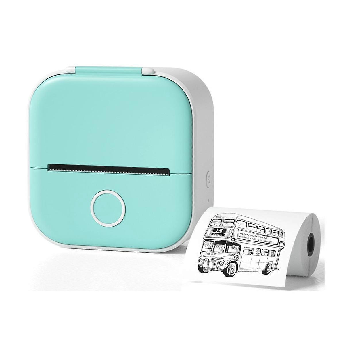 Portable Mini Thermal Label Printer Student Wrong Question Printer,C