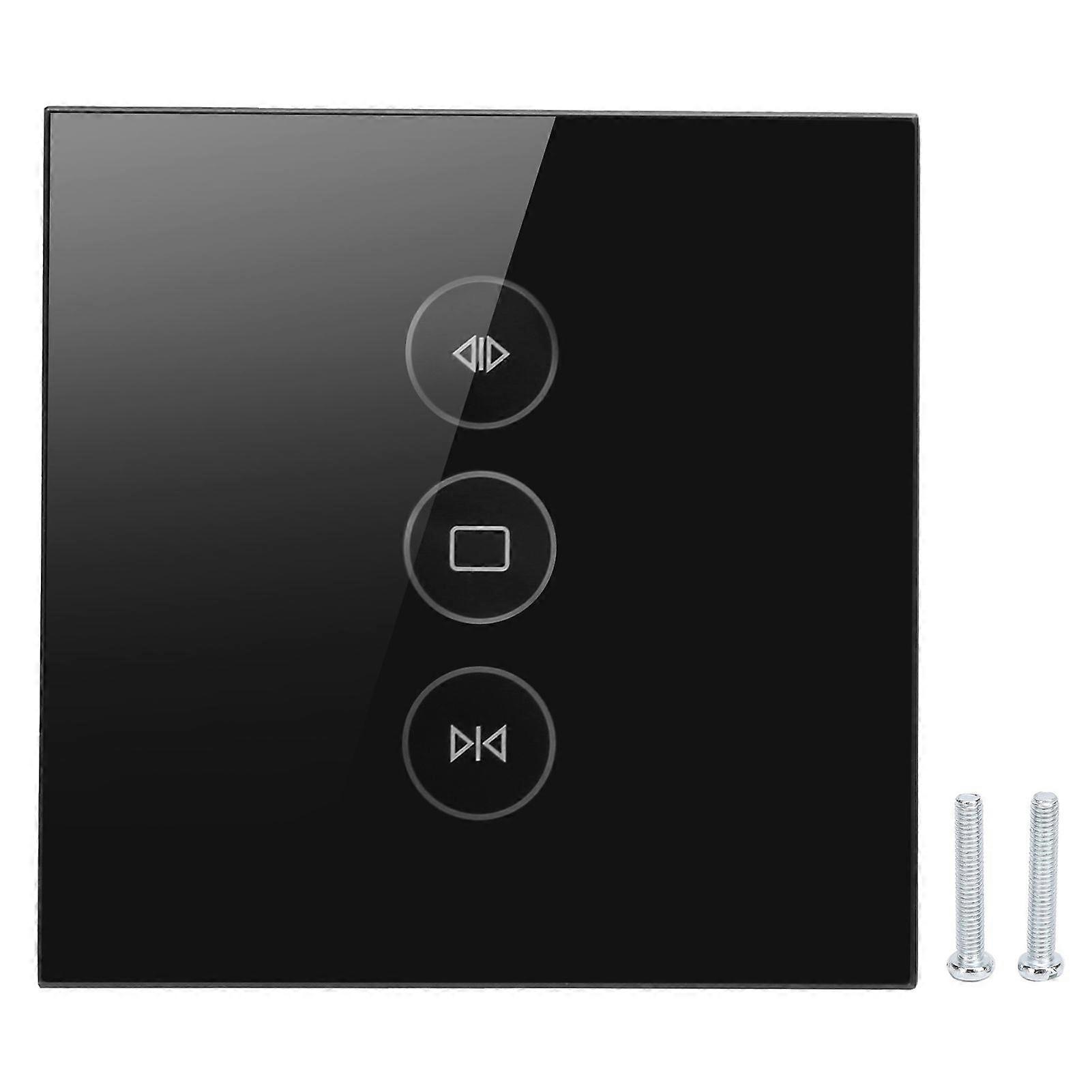 Smart WiFi Curtain Switch Touch Panel Timer APP Voice Control for Google Home for Tuya EU Plug 110240V