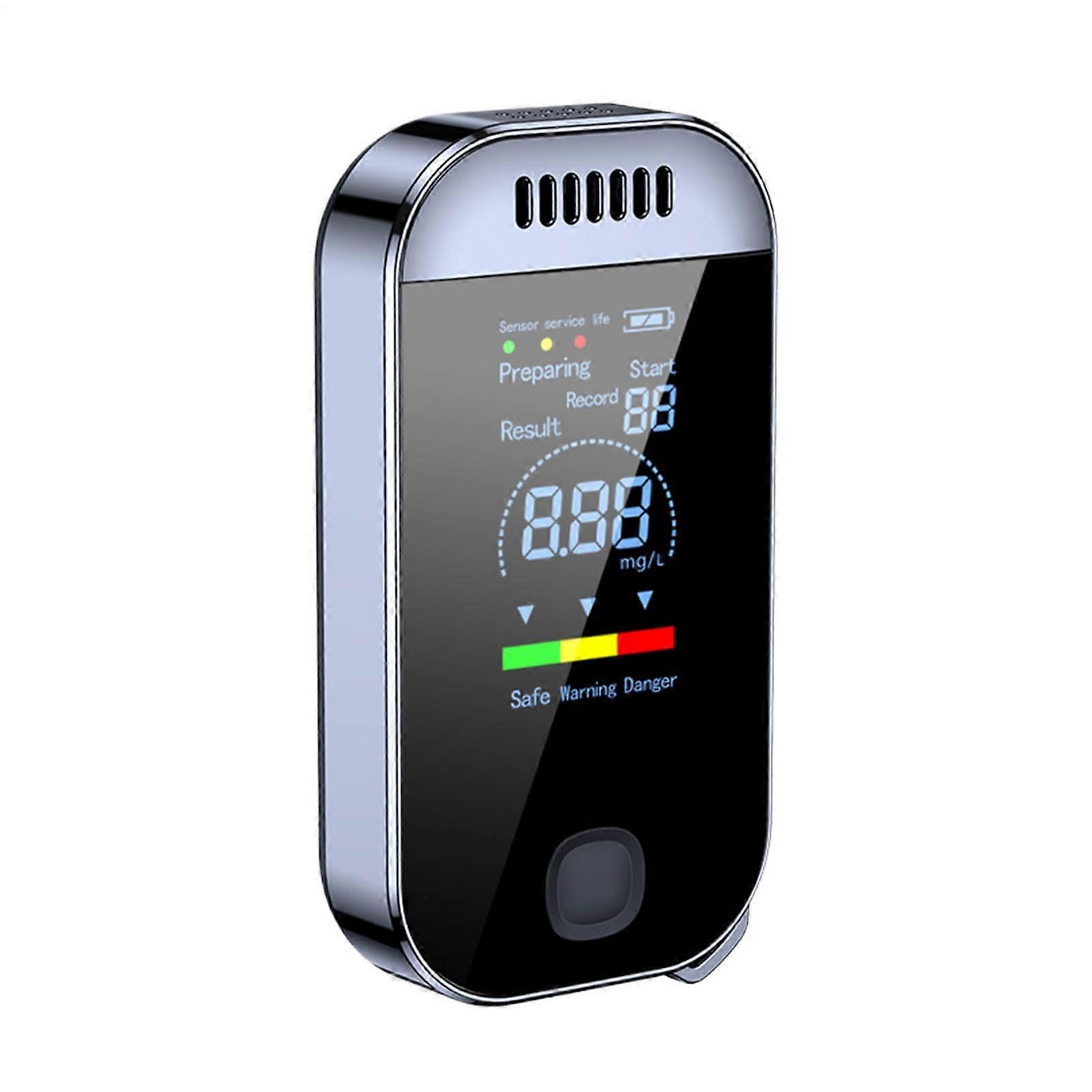 Alcohol Breathalyzer Portable Digital Breath Tester Compact Breathalyzer For Night Driving Post Drinking Check