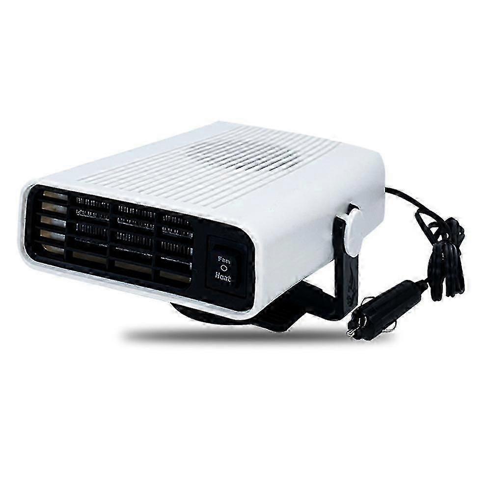 12V Portable Car Heater, Fast Heating Defrost Fan with 360 Rotating Base Fit For Trucks & Vehicles