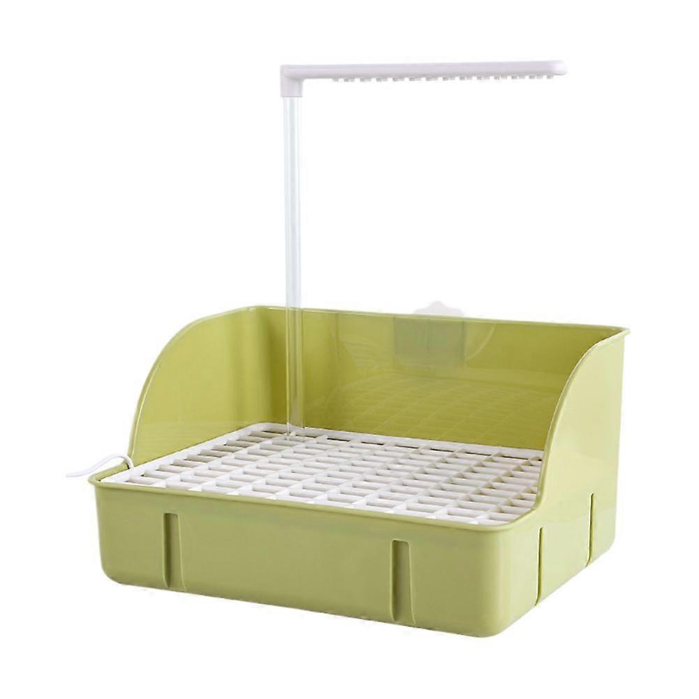 Automatic Bird Bath with Silent Pump USB Power Detachable Design Natural Rain Shower for Healthy Pet Birds
