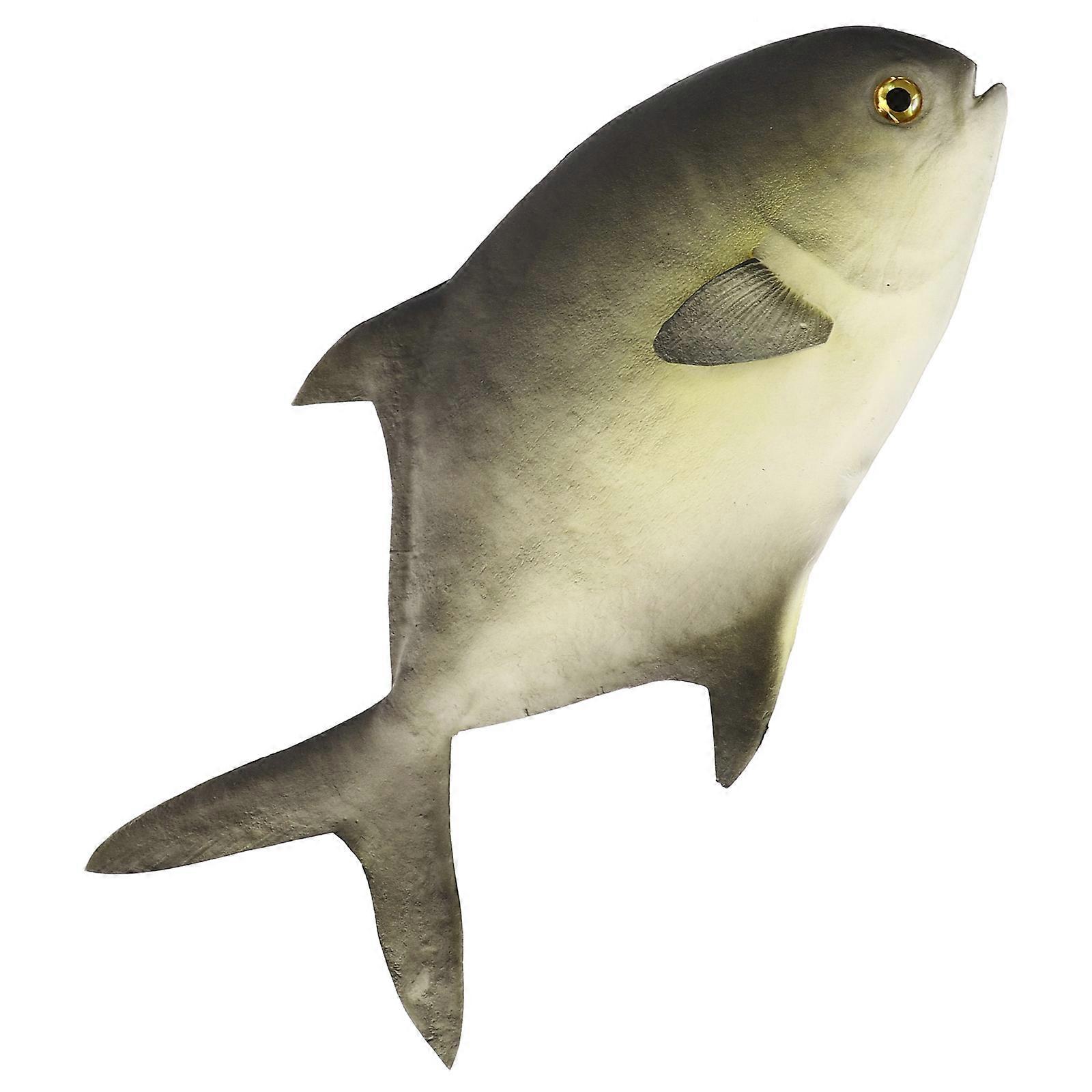 Simulation Fish Decor Artificial Fish Toy for Decoration 5Pcs Grey PU