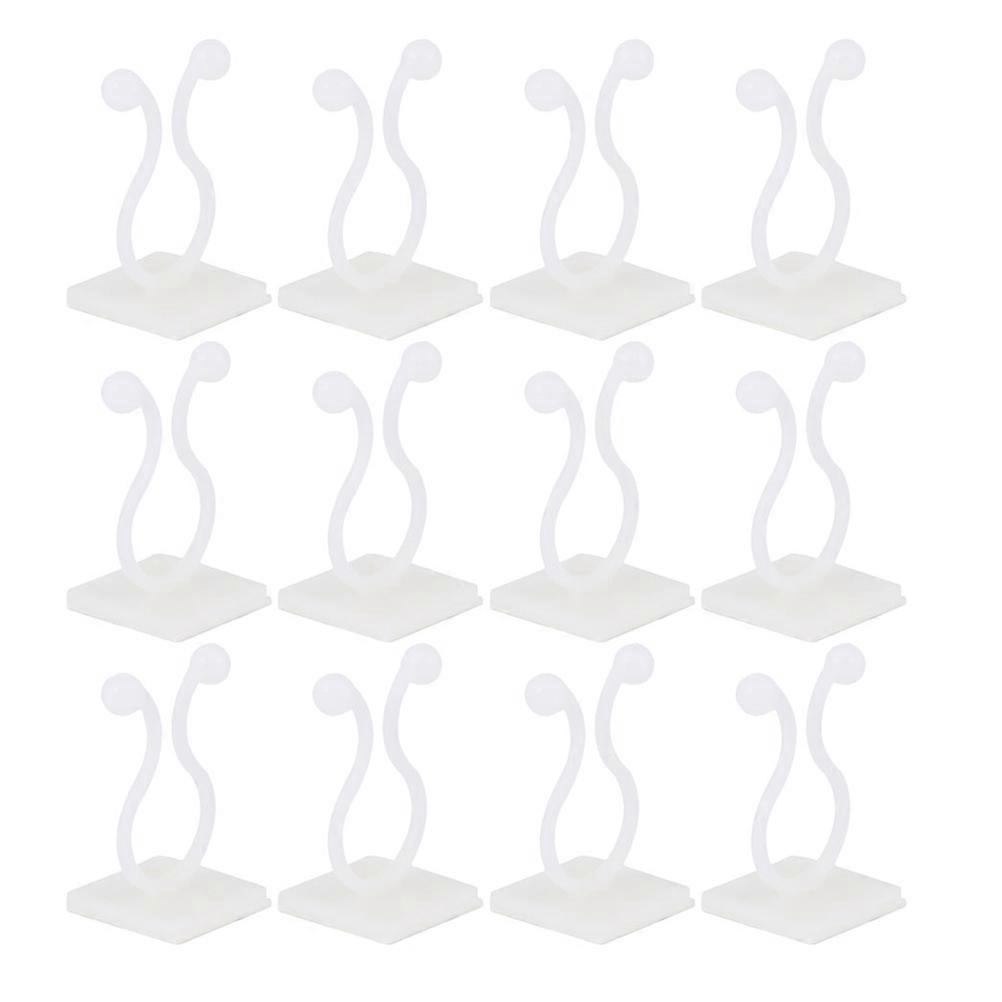 Plant Support Wall Clips 200Pcs For Securely Mounting Climbing Plants Indoor And Outdoor Offers Versatile Use With Rectangular And Hook Shapes