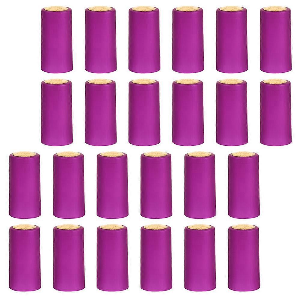 Heat Shrink Capsules 120Pcs PVC Sleeves Cylindrical For Home Office And Winery Use With Excellent Texture