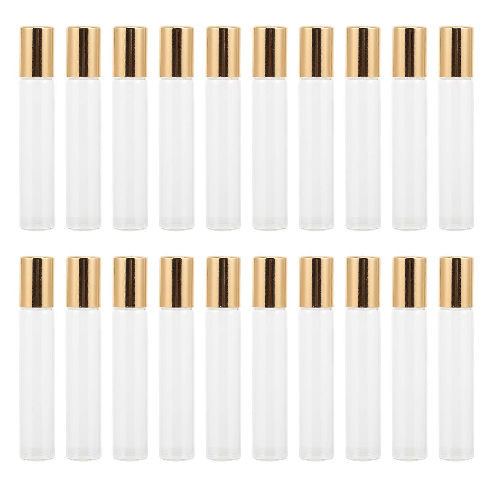 Compact Roller Bottles Small Glass Containers for Storage 60Pcs