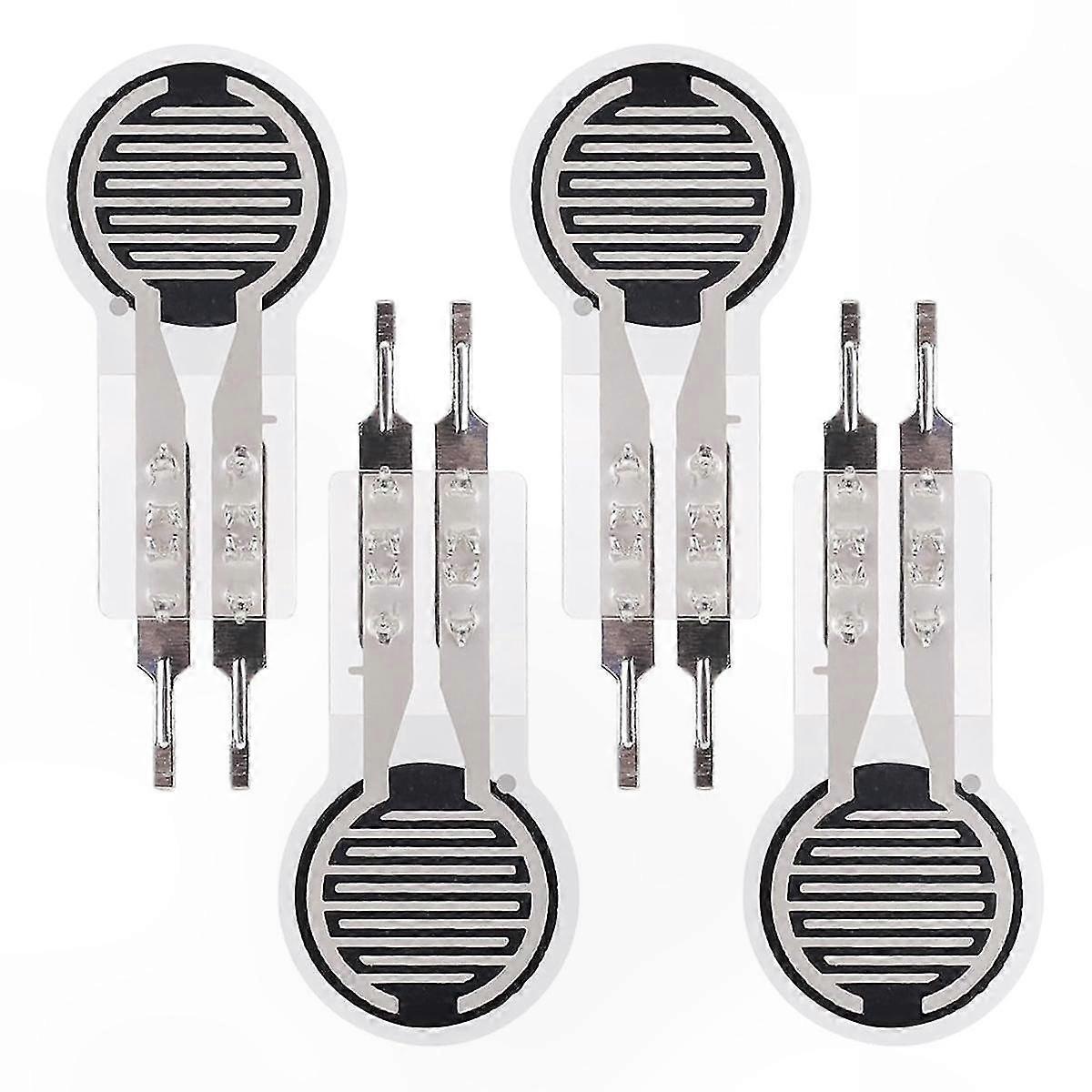 High Sensitivity 4Pcs Force Sensor Kit, Thin Film Pressure Resistor 20g-2Kg for Precise Measurements