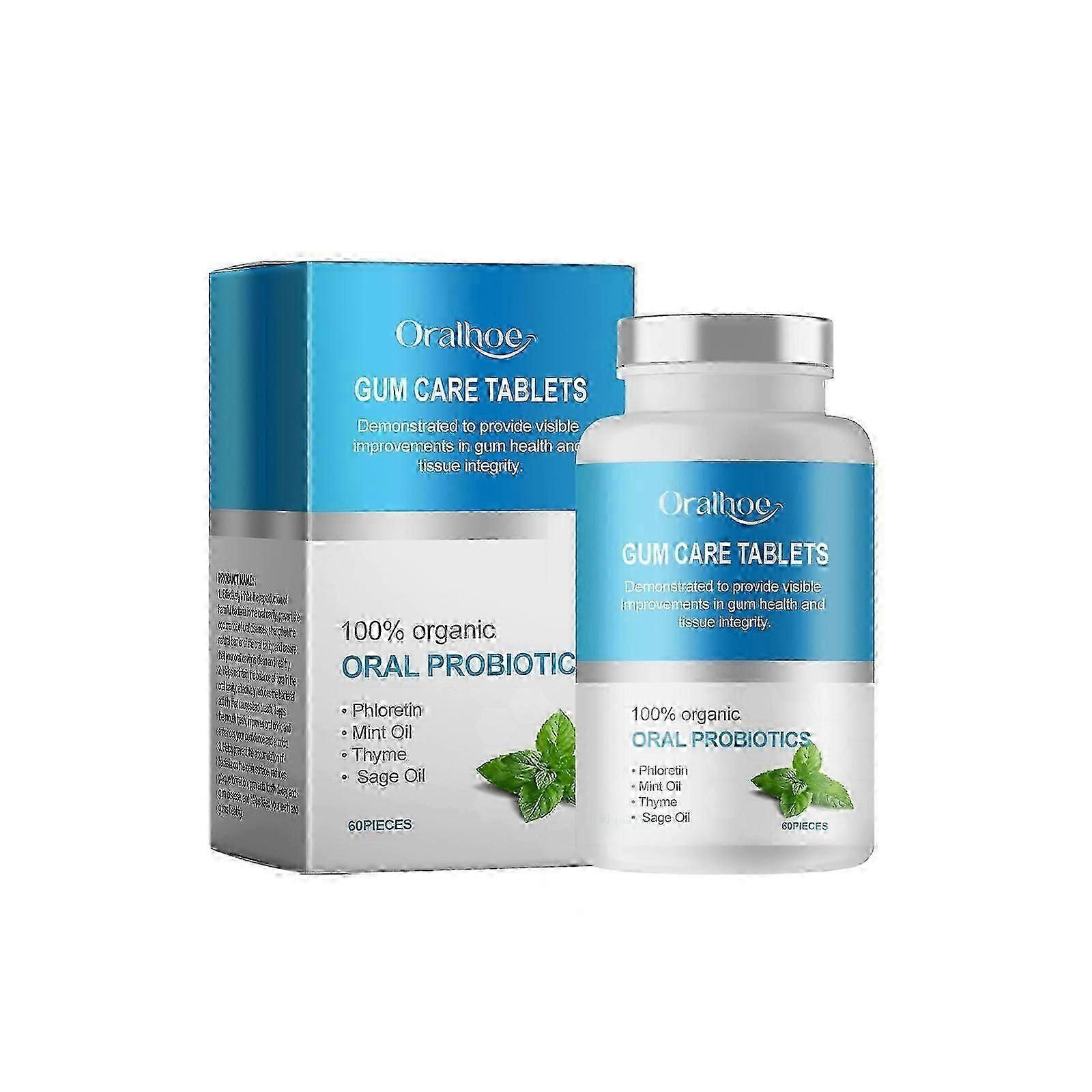 Hydroxylapatite Chewable Toothpaste Tablets with Lemon Mint Flavour for Gum Care and Fresh Breath in the