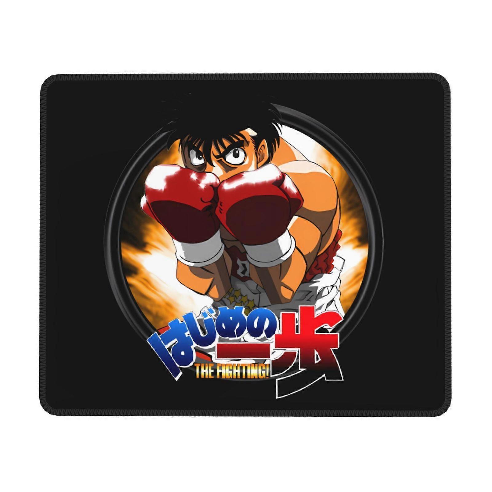 Hajime No Ippo Rubber Lock Edge Mouse pad, Office Desk pad, Writing pad, Multi Code Game pad Mouse Pads for Computers Laptop Mouse Mouse Pad