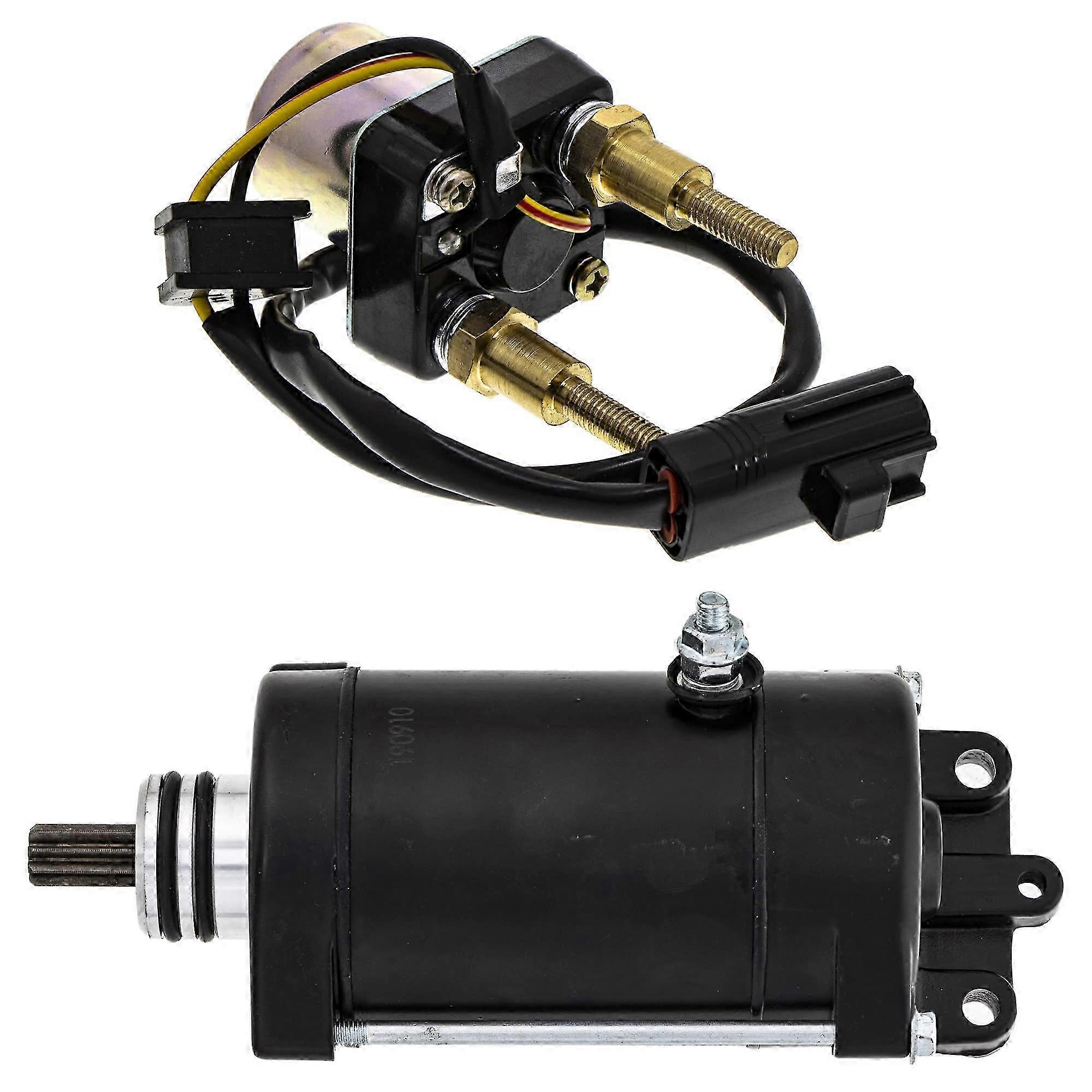川崎ジェットスキー用スターターモーター&リレーキット、STX12F、STX15F、STX、SXR、Ultra 250X、260LX、27010-0860、JT1200、JT1500、21163-3721