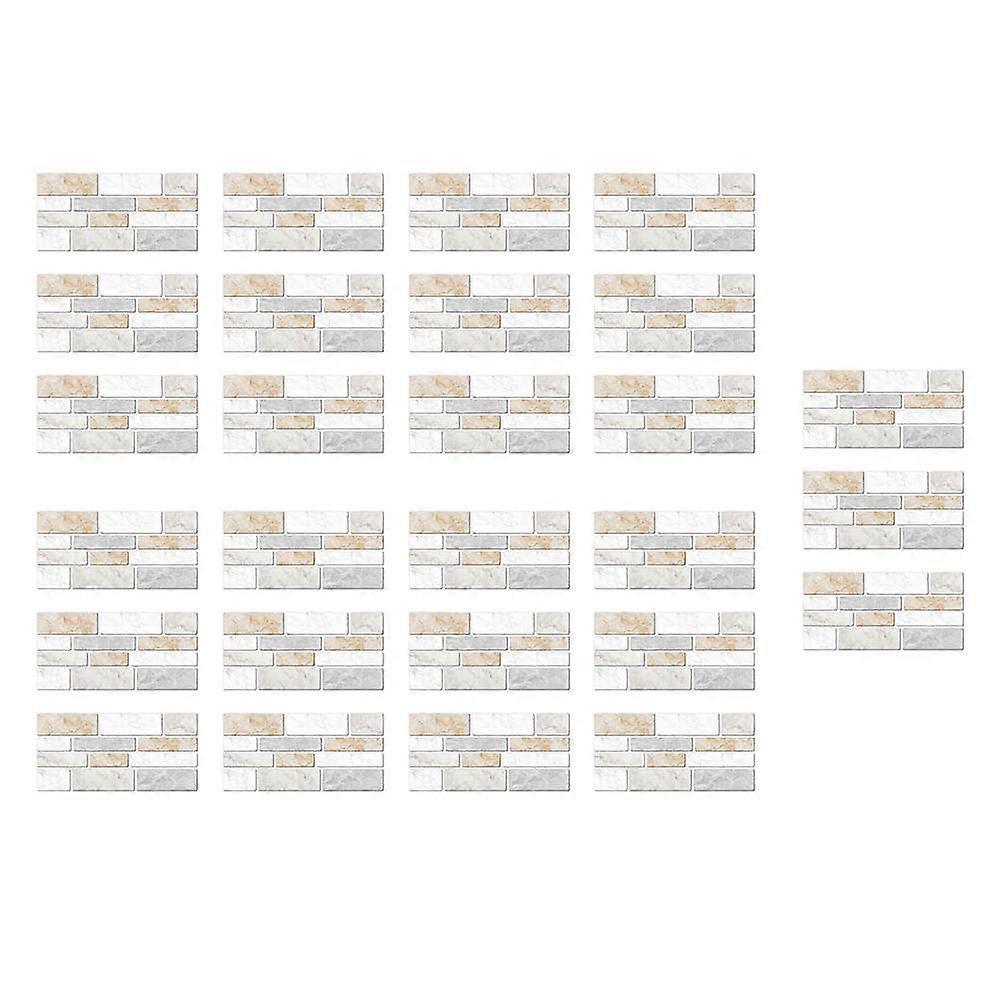 Marble Wall Sticker for Decor 54 Sheets Self-Adhesive and Waterproof