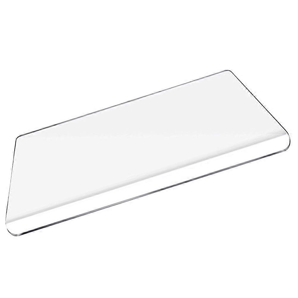 Vegetable Cutting Non Slip Bottom Kitchen Use Chopping Board White Acrylic 1Pcs