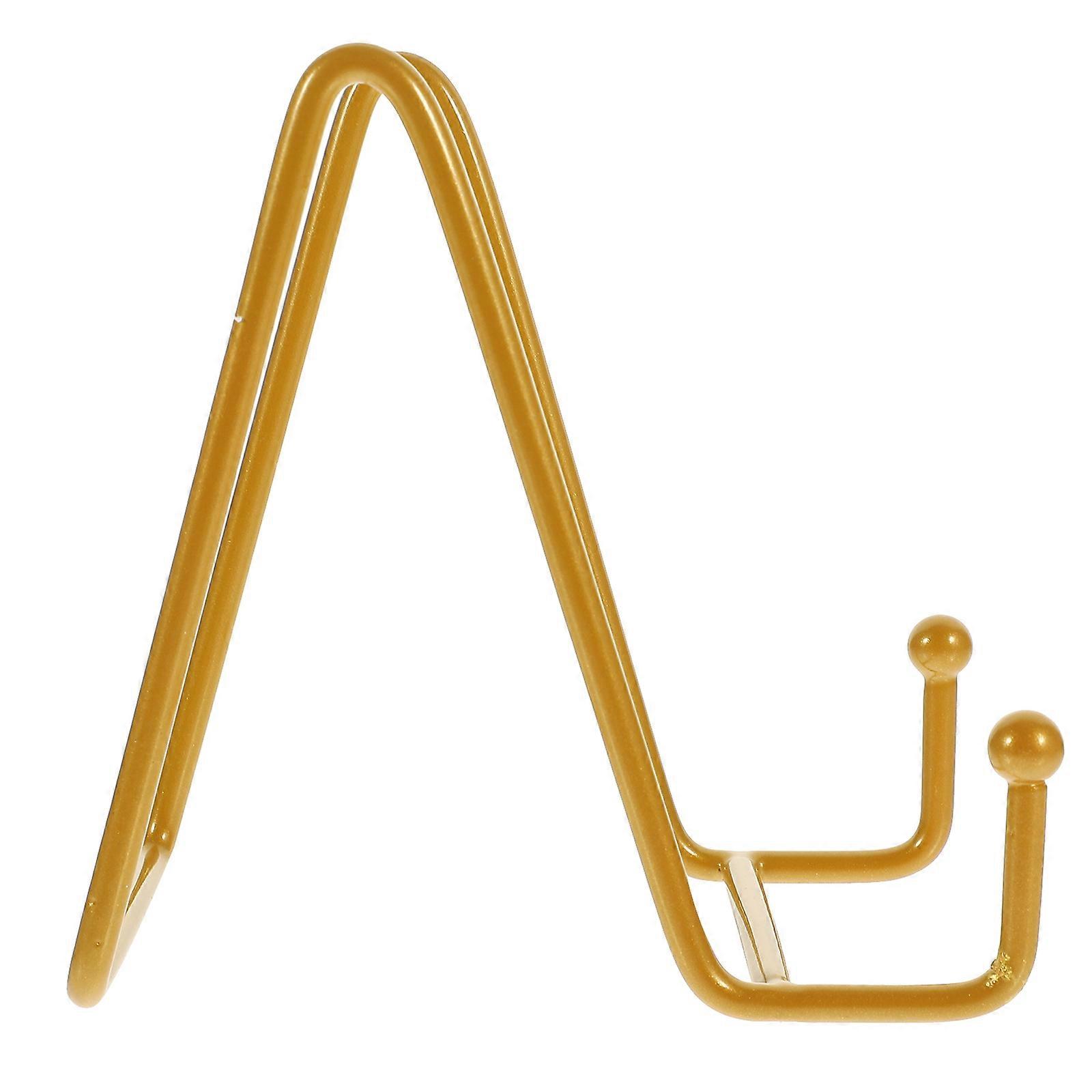 Plate Holder Display Stand Metal for Decor 5Pcs Multifunctional Easel Frame