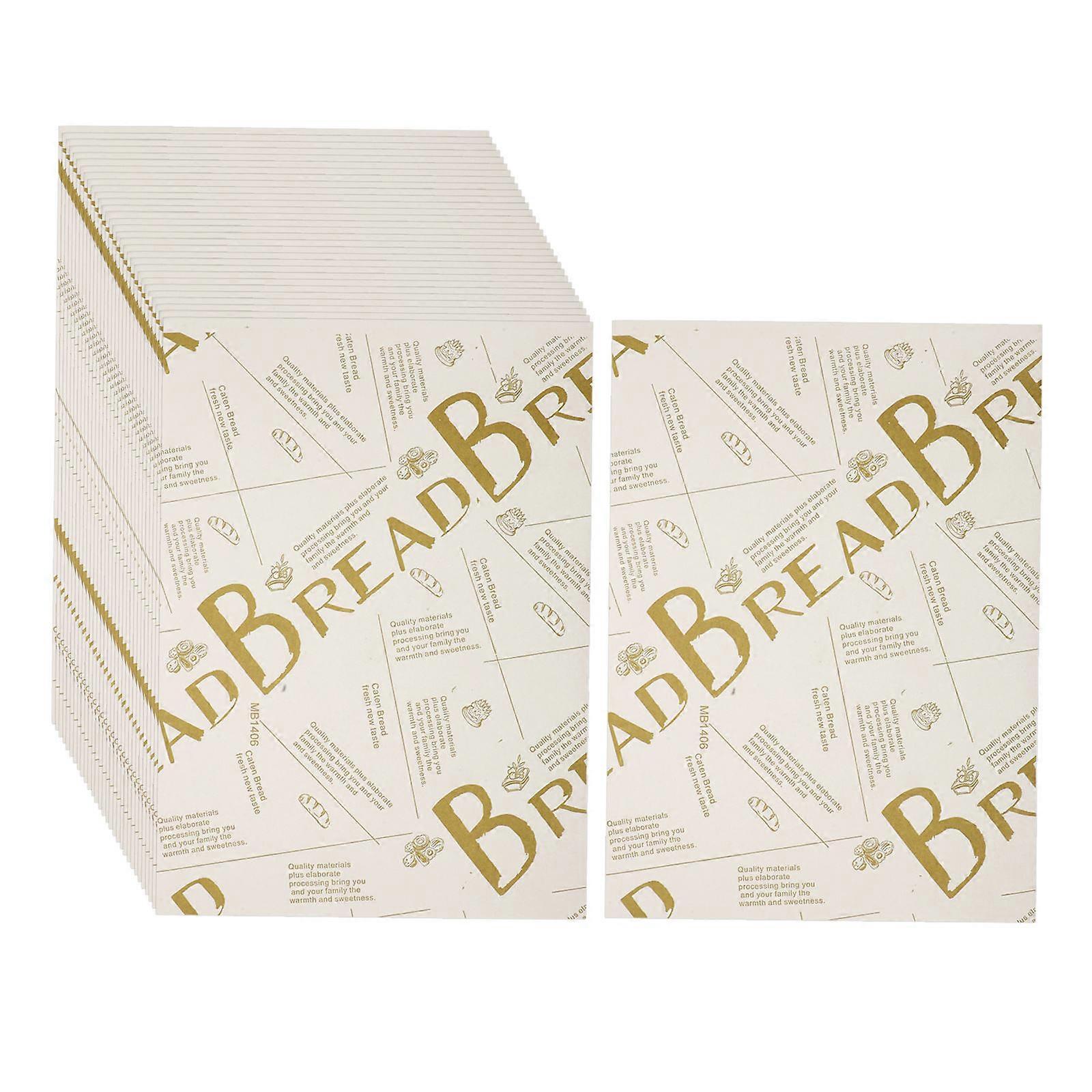 Oil-Proof Mat Paper Baking Paper for Kitchen Use 100 Sheets Food Wrapping