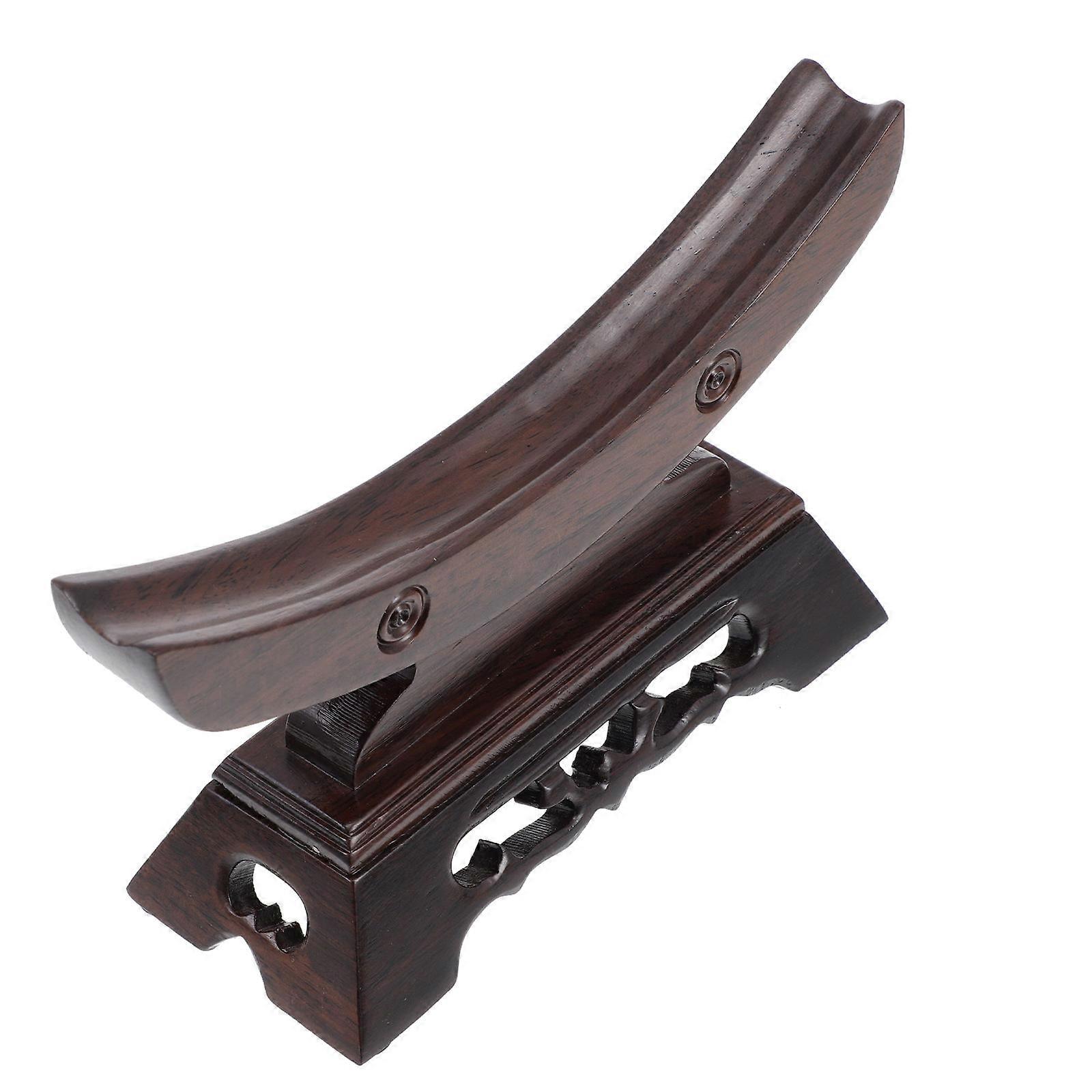 Desktop Sword Holder for One Wooden Sword Rack Decorative Display