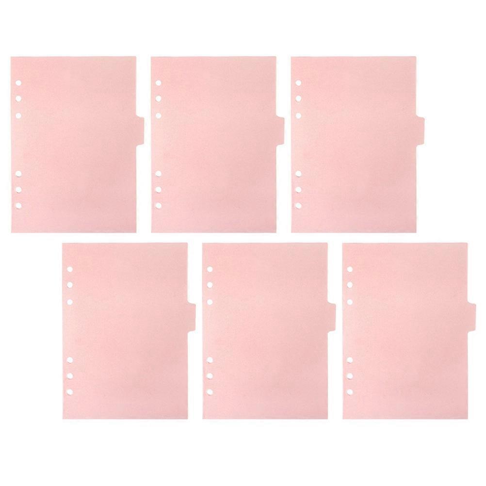 Plastic Binder Dividers Pink for Filing 48Pcs Daily Use Binder Tabs