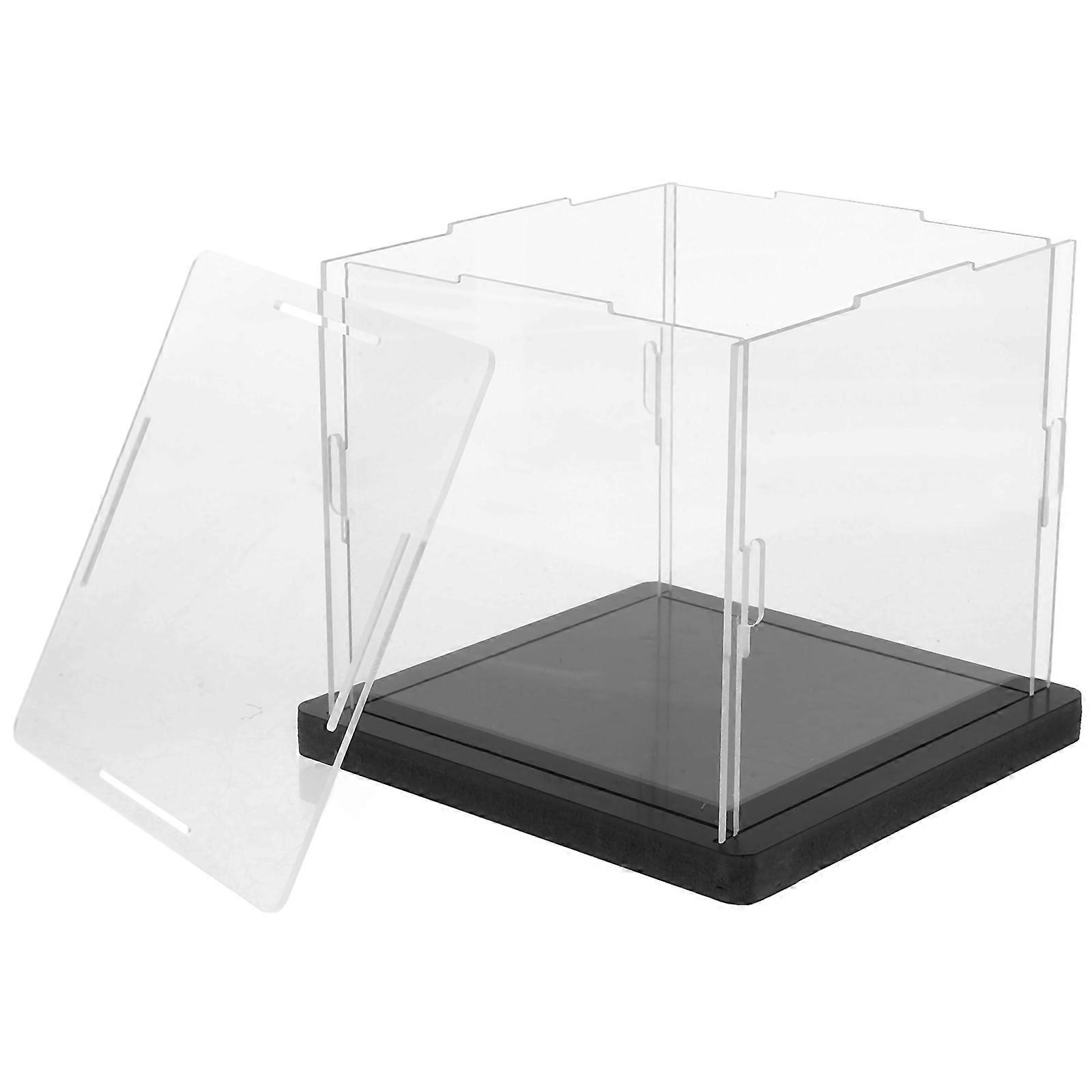 Baseball Display Case Acrylic Holder for Display 2Sets Tabletop Storage