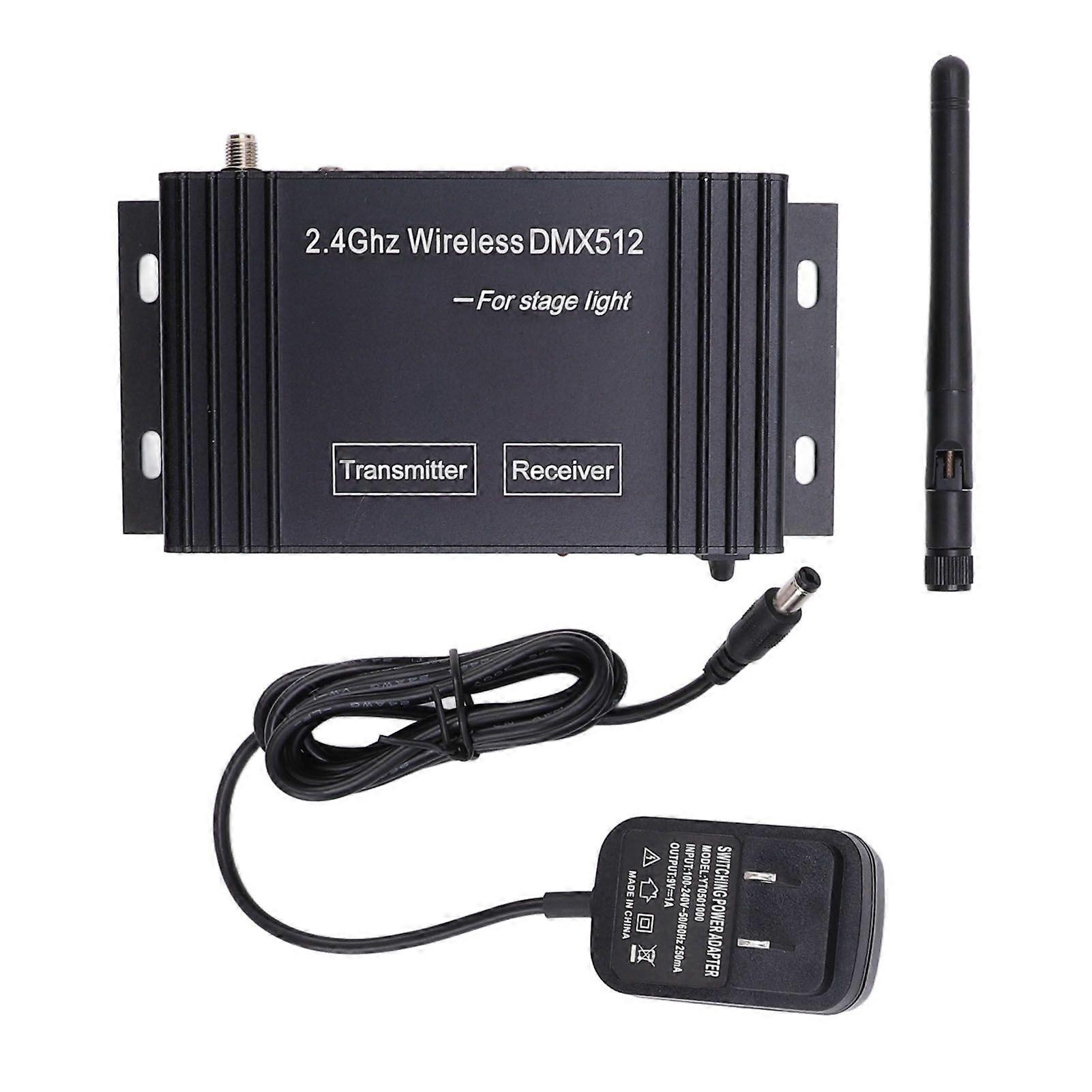 2.4G Wireless Transmitter Receiver mit LCD-Display 512 Protocol Lighting Dimmer Controller für Disco DJ Party Light