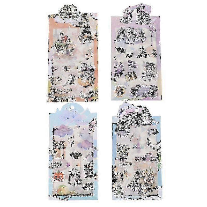 16pcs Halloween Sticker For Halloween Decorations