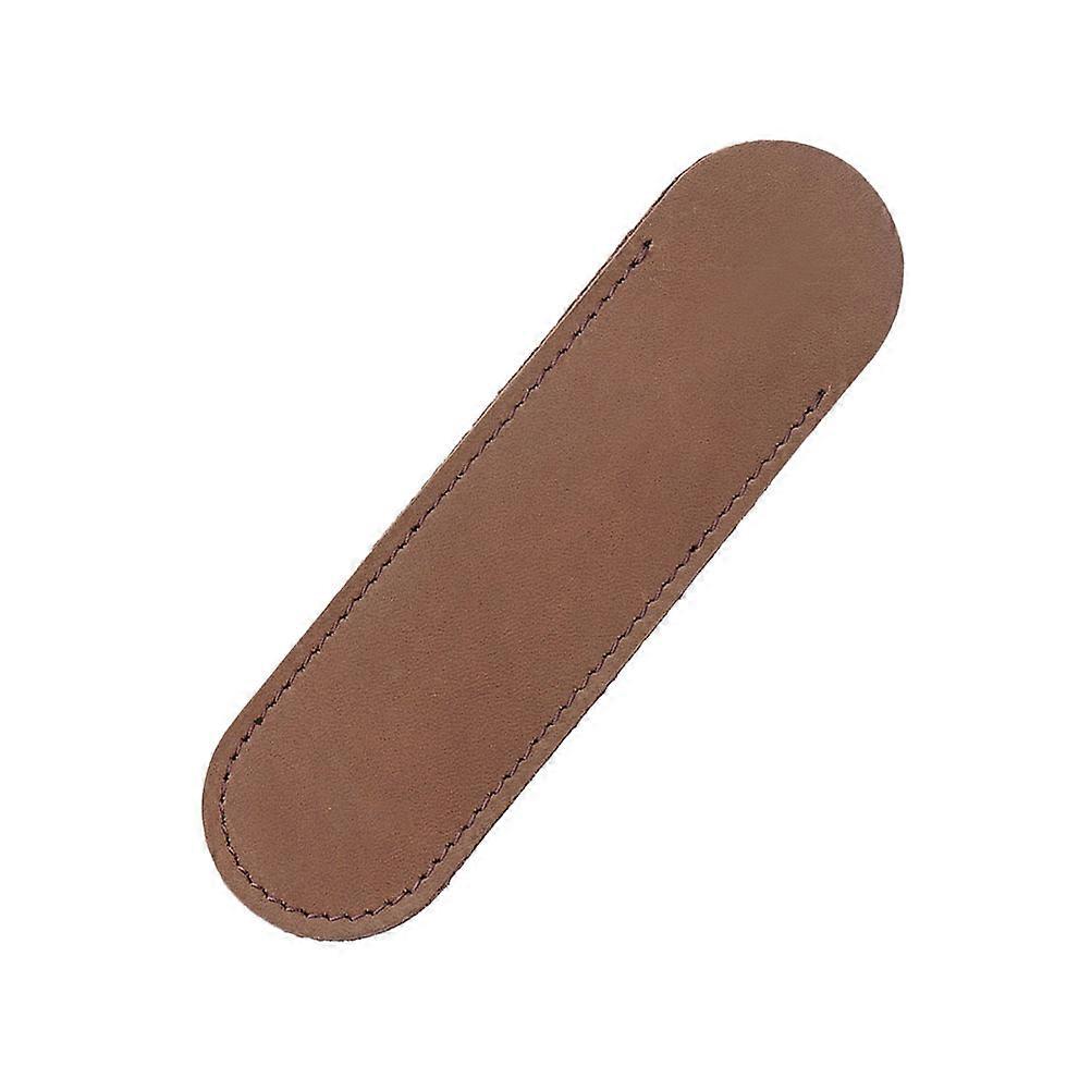 Pencil Bag Creative Pen Pouch Holder for Pen Single Brown