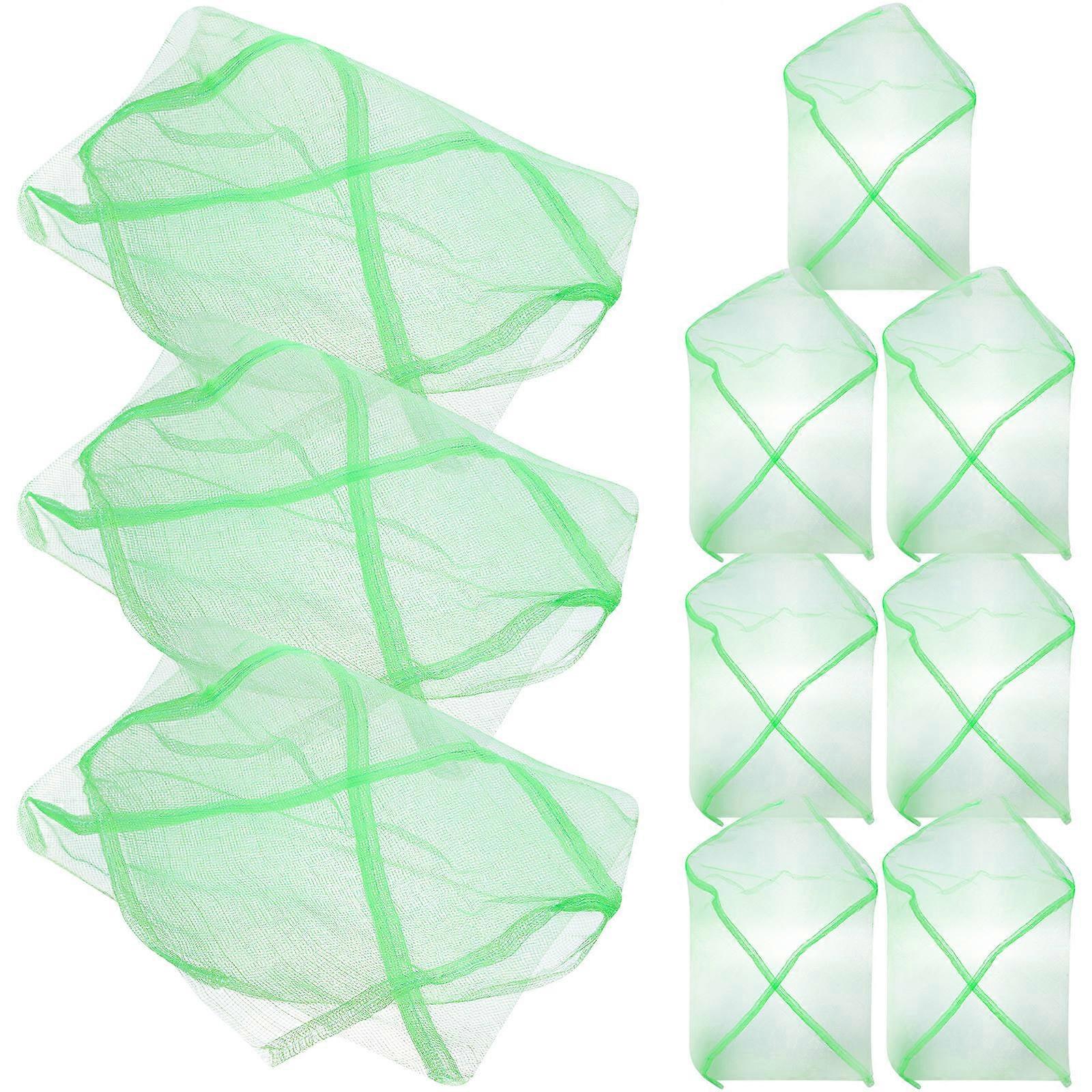 Fishing Nets Portable Crab Net Bag for Daily Use 10Pcs Storage Bags