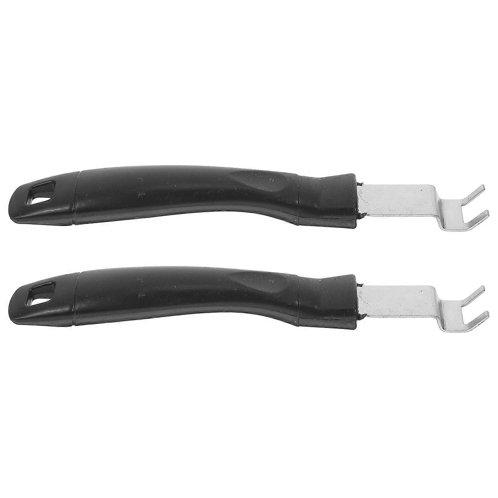 2pcs Stainless Steel BBQ Grate Lifter Tool For Outdoor Grilling For Lifting And Handling Grill Grates Easy To Use For Barbecue Enthusiast