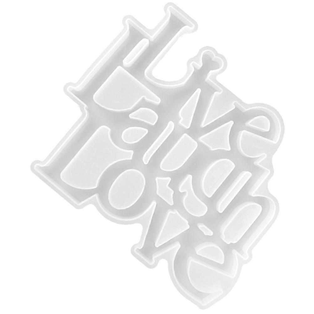 Love Design Silicone Mold for Desktop Layout Creative DIY 2Pcs Set