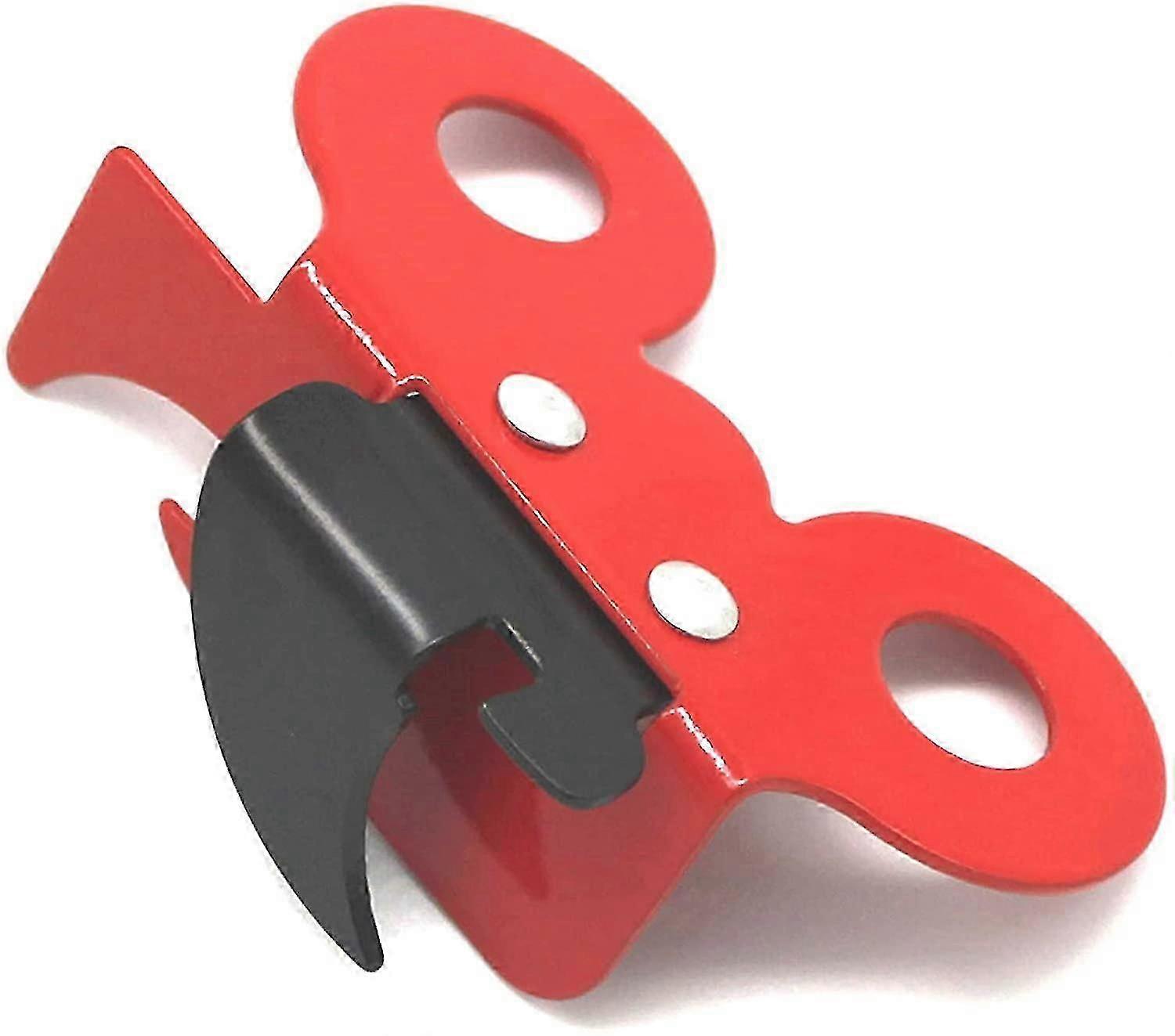 Manual Can Opener, Can Opener, 2 In 1 Can Opener Manual Can Opener, Butterfly Can Opener, Stainless Steel, Red