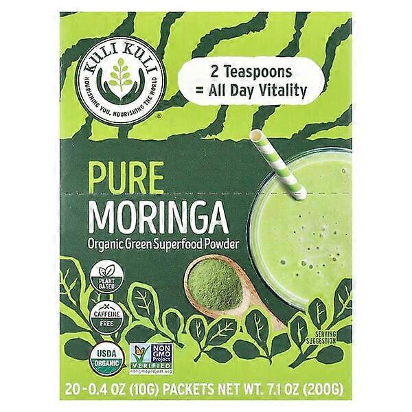 Kuli Kuli, Pure Moringa, Caffeine Free, 20 Packets, 0.4 oz (10 g) Each