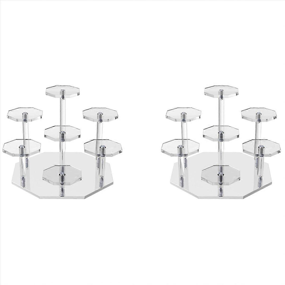 Acrylic Risers Display Stand, Perfume Organizer and Cupcake Stand