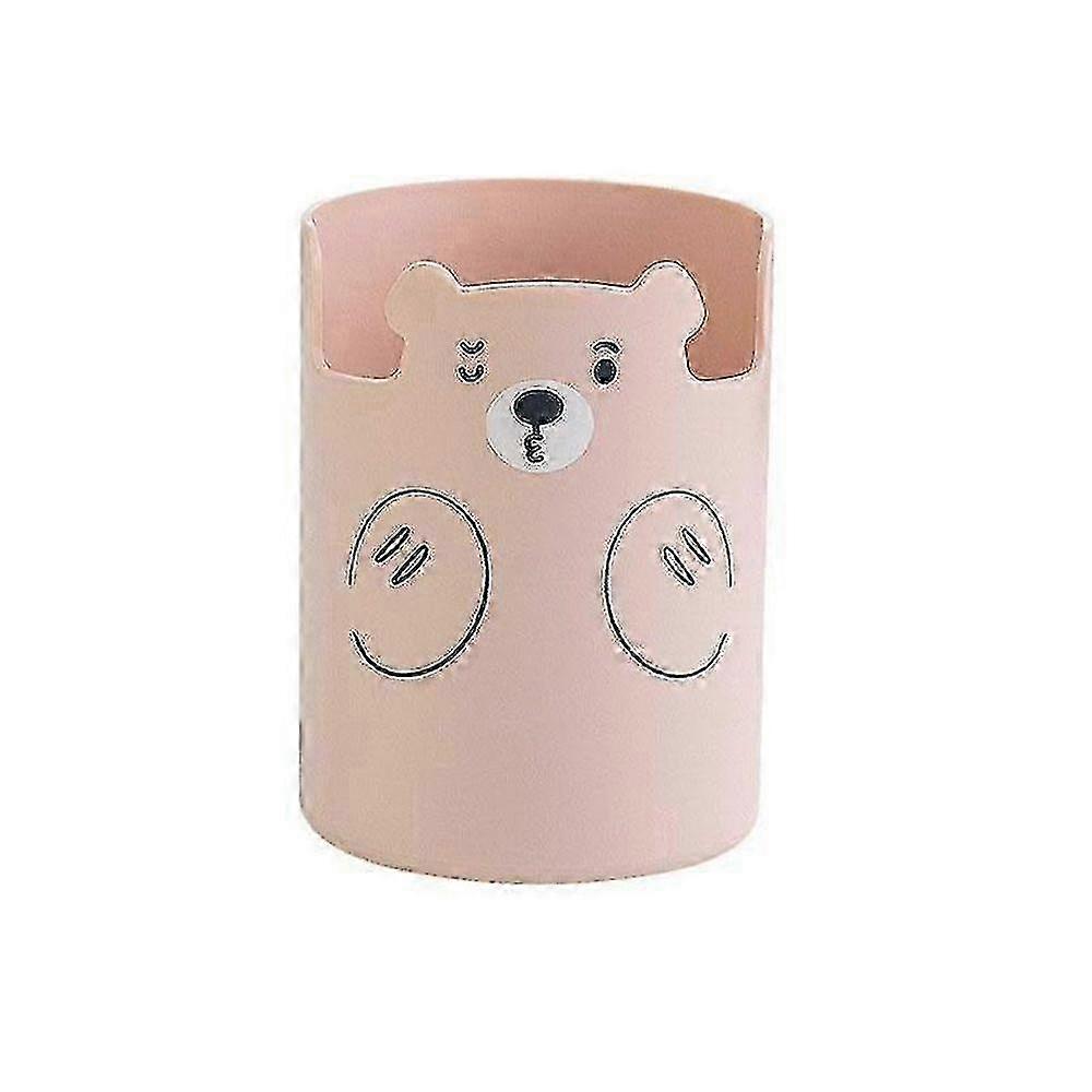 حامل القلم ، حامل تخزين سطح المكتب ، منظمات المكتب مع حامل الهاتف ، حامل قلم رصاص مع ملصق لطيف ، حاملات فرشاة المكياج ، تخزين منظم القلم ل