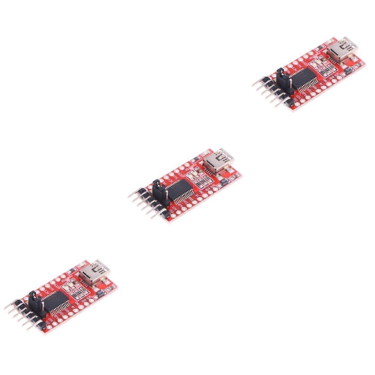 USB To TTL Serial Module 3.3V/5.5V, Mini USB Port, 36x17.5mm, 3Piece Set, Communication Indicator