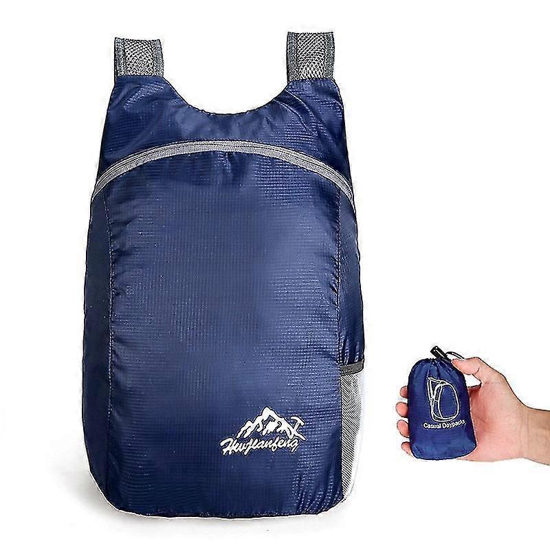 20l Vattentät Packbar Ryggsäck, vikbar Ultralätt Utomhus Fällbar Praktisk Resväska, klättring Vandringsryggsäck