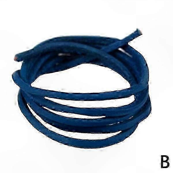 Cowhide Leather Shoelaces, 120cm Replacement Laces for Various Shoes (2 Color Options)