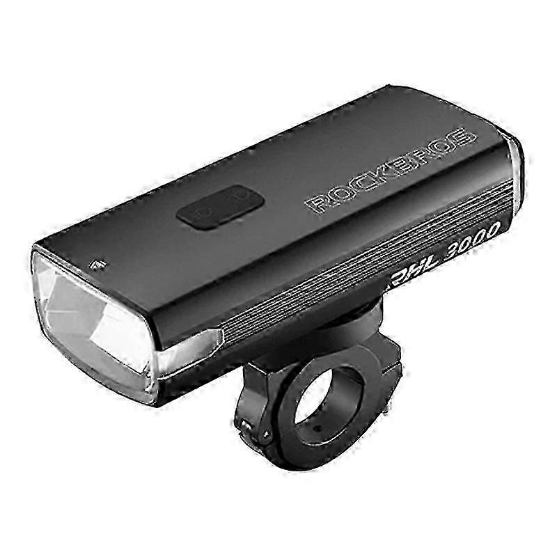 new Rockbros Rhl3000 Bicycle Front Light With High And Low Beam Multiple Modes Bike Headlight, Intellige