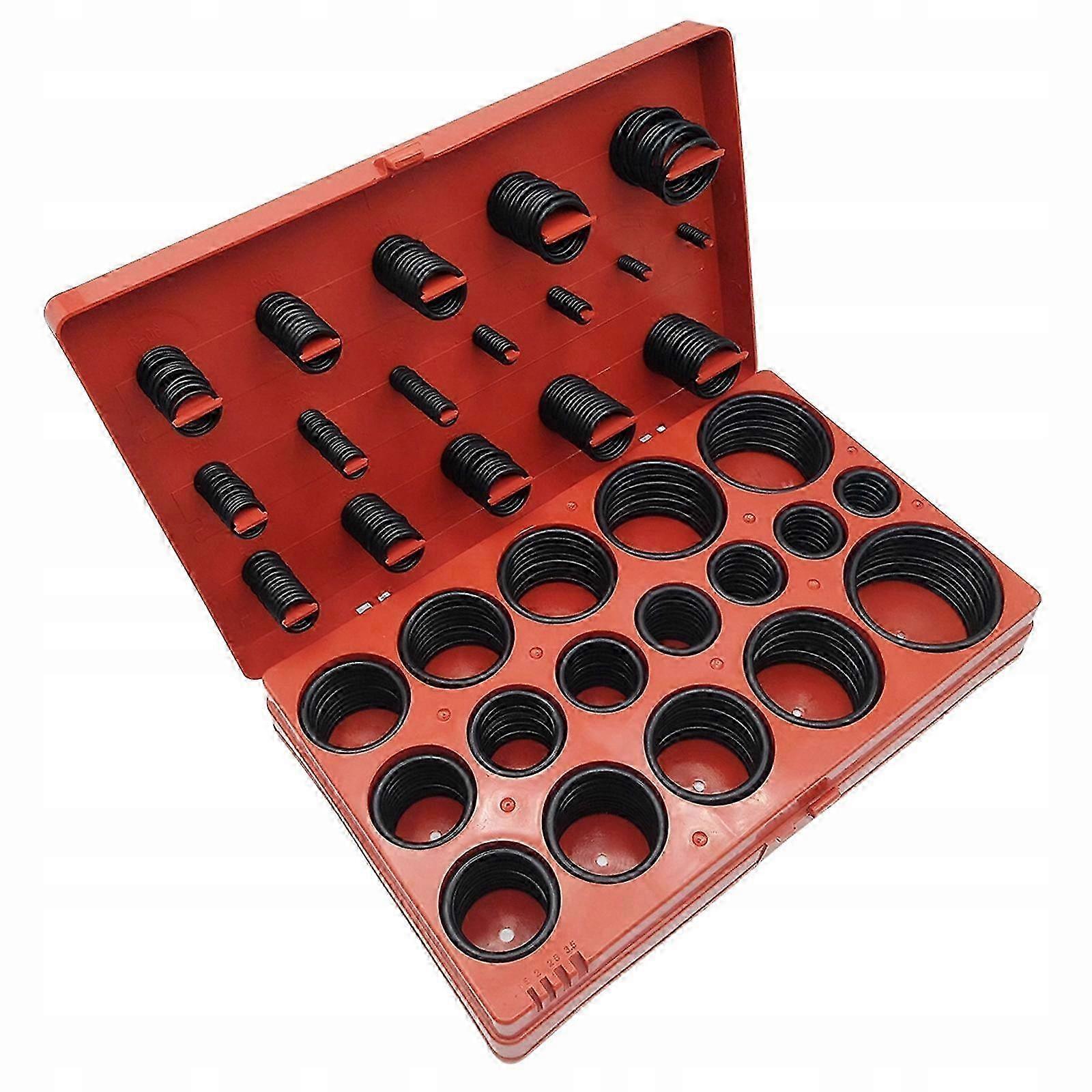 419pcs Metric O Rings Assortment Kit 32 Different Size , Stored In Labeled