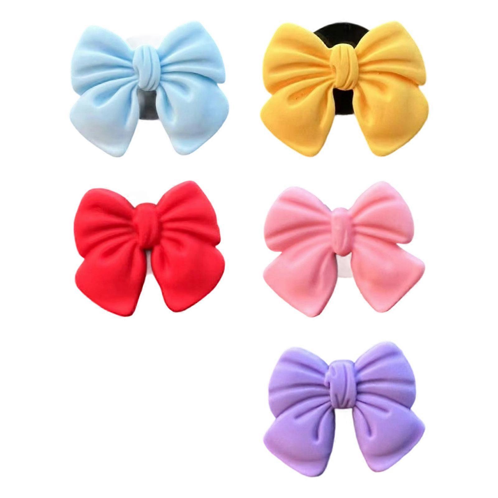 Stylish Auto Vent Clip Decorations with Fragrances DiffuserPlastic Bows Design Air Freshener Simple Installation for Women Multicolor