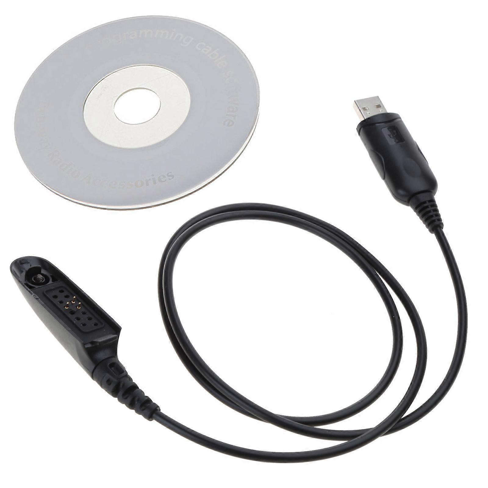 USB Programming Cable For  Walkie Talkie Radio GP340 GP380 GP328 HT1250 Multicolor