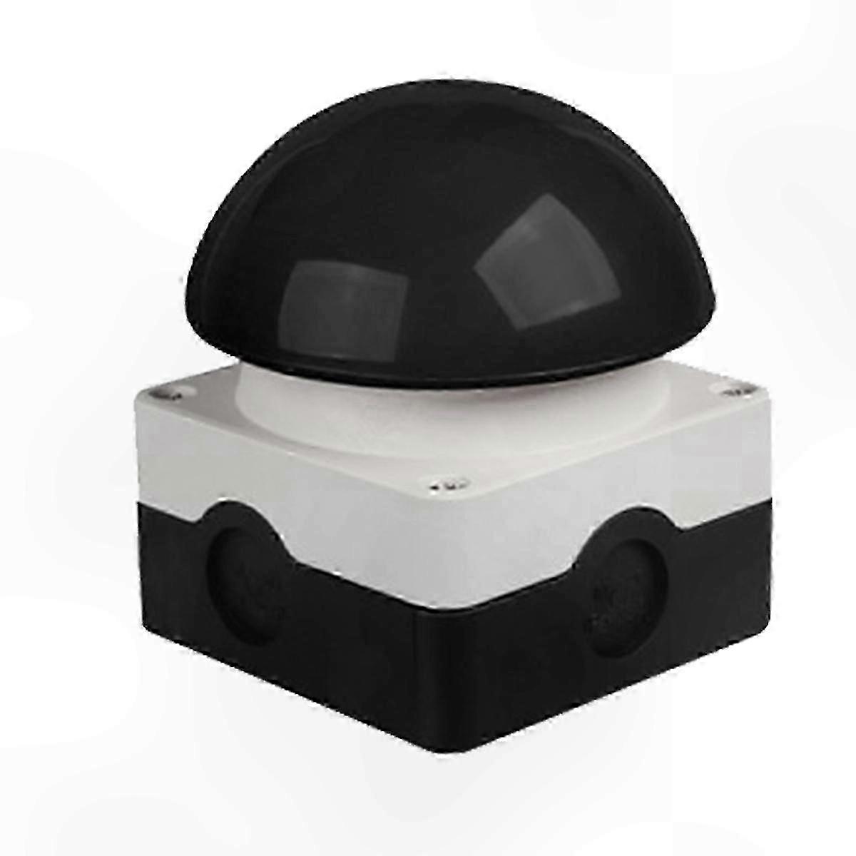 Manual Control Waterproof Foot Switch with Mushroom Button, 1NO+1NC Self-Reset Function for Emergency Stop Applications