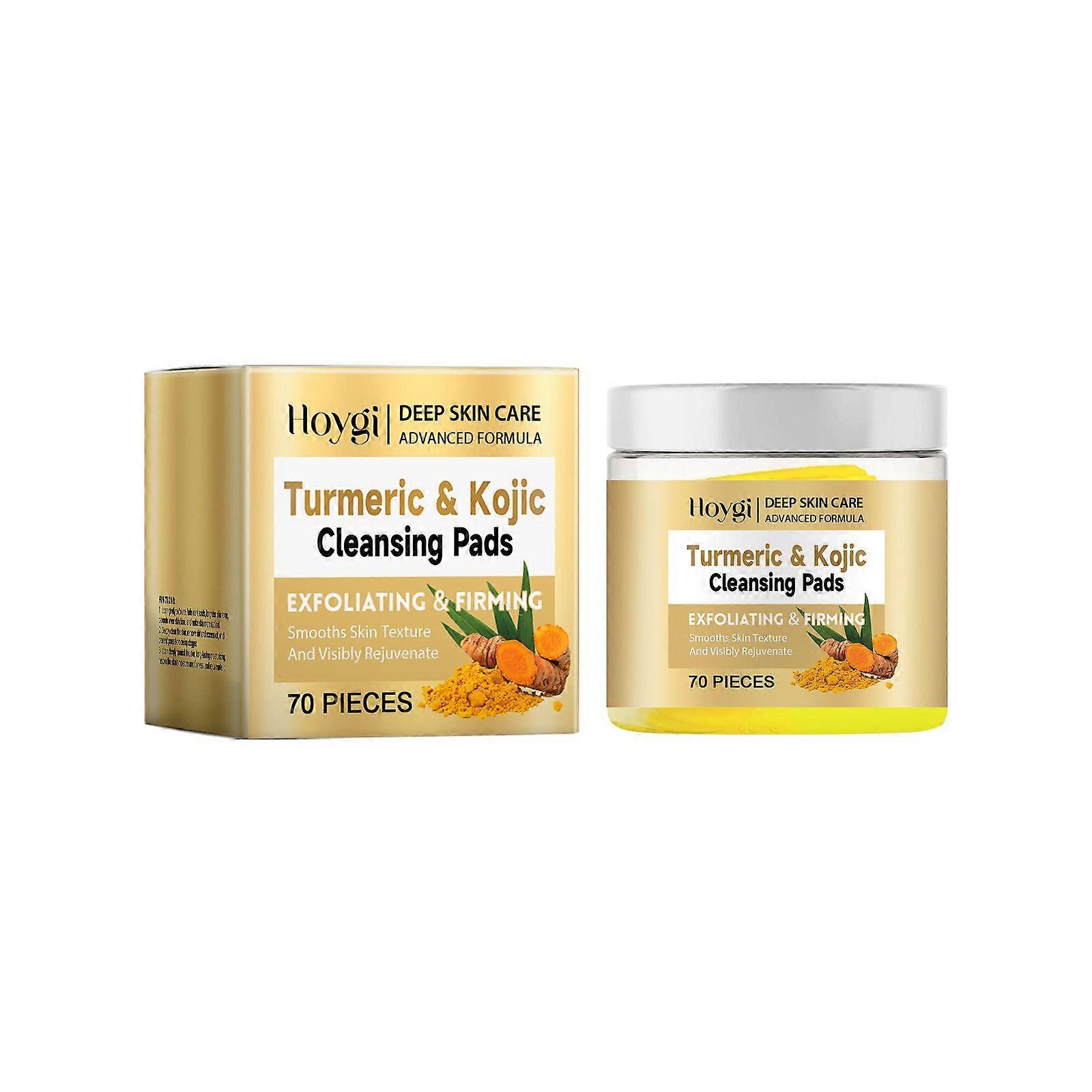 Turmeric Cleansing Exfoliating Pads Are Made From Turmeric Extract