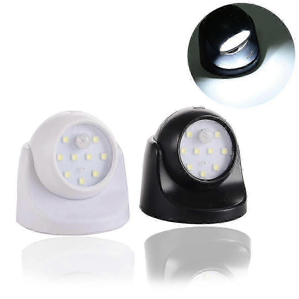 360 Battery Operated Motion Activated Cordless Sensor Led Light Indoor Outdoor hwySH