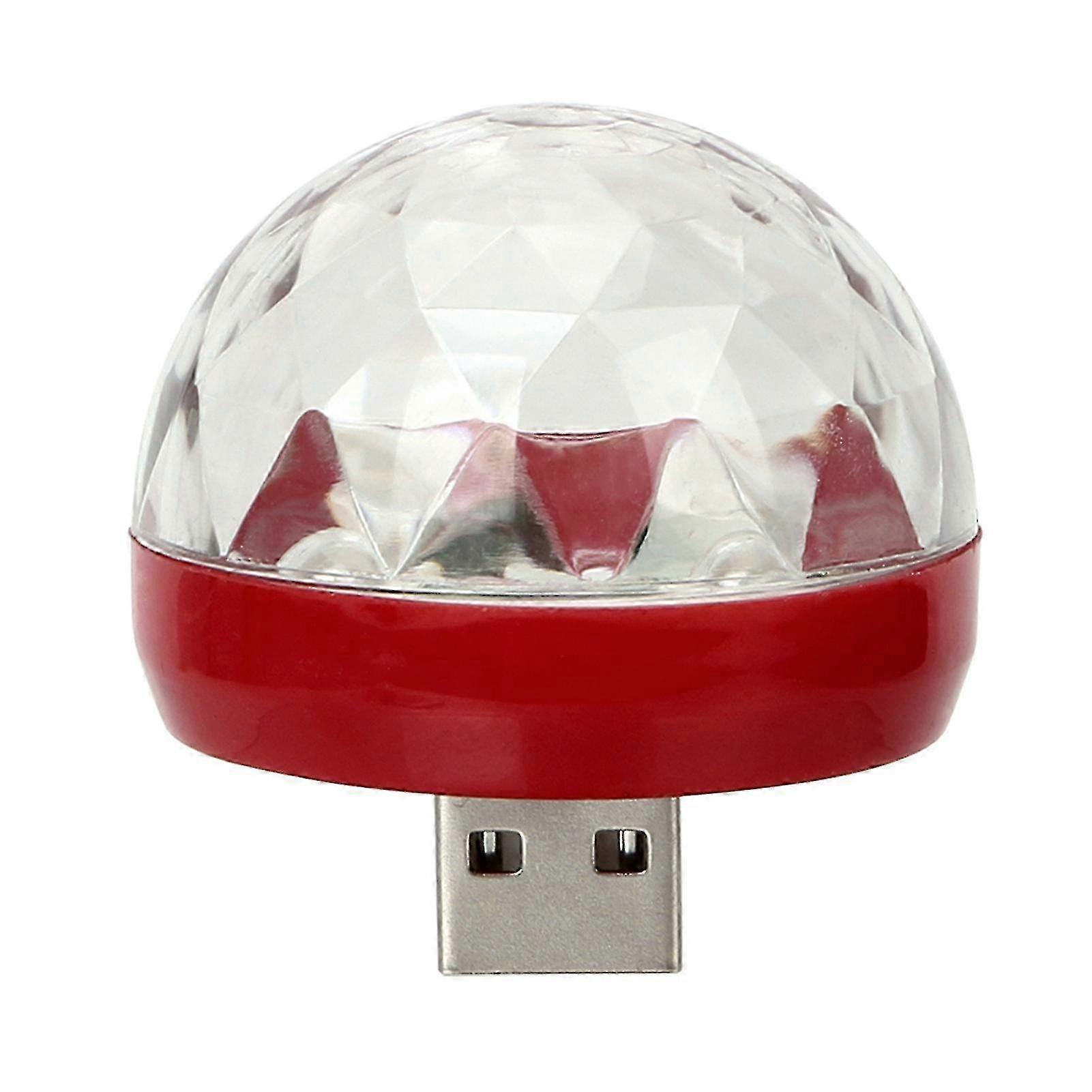 Portable Mini USB Disco Light High Brightness Compact Size Plug-and-Play RGB LED Party Light USB Disco Lamp Decoration QingHai