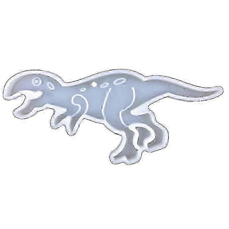 Dinosaur Keychain Epoxy Resin Decorative Mold With Hole Keyring Pendant Mold