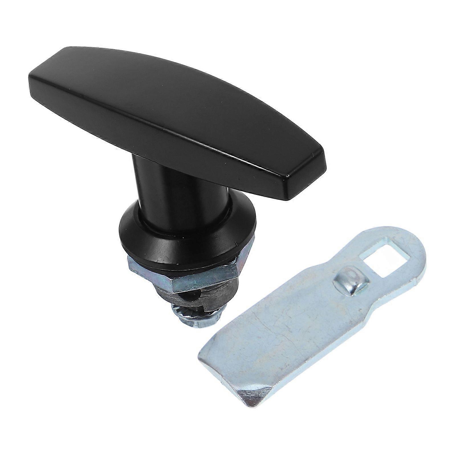 T Shaped Handle Lock RV Cabinet Doors Lock Keyless Cam Latch Furniture Electrical Panel Door Latch Tool Box Lock Replacement