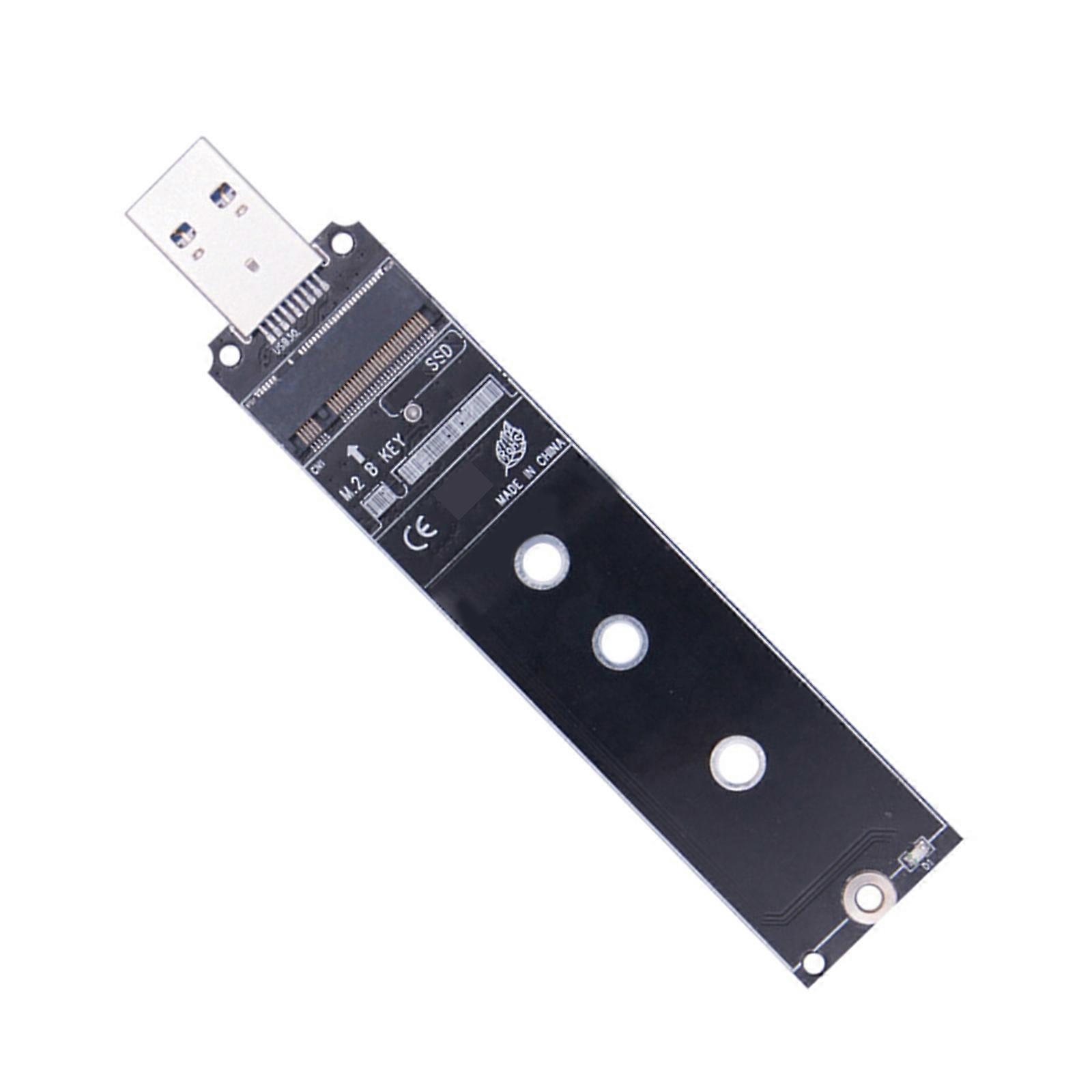 Portable Enclosure Hard Drive to USB3.0 Adapter Hard Drive Case Enclosure ASM 1153E Chip Converter Card For 2230 2242 2260 2280 Multicolor