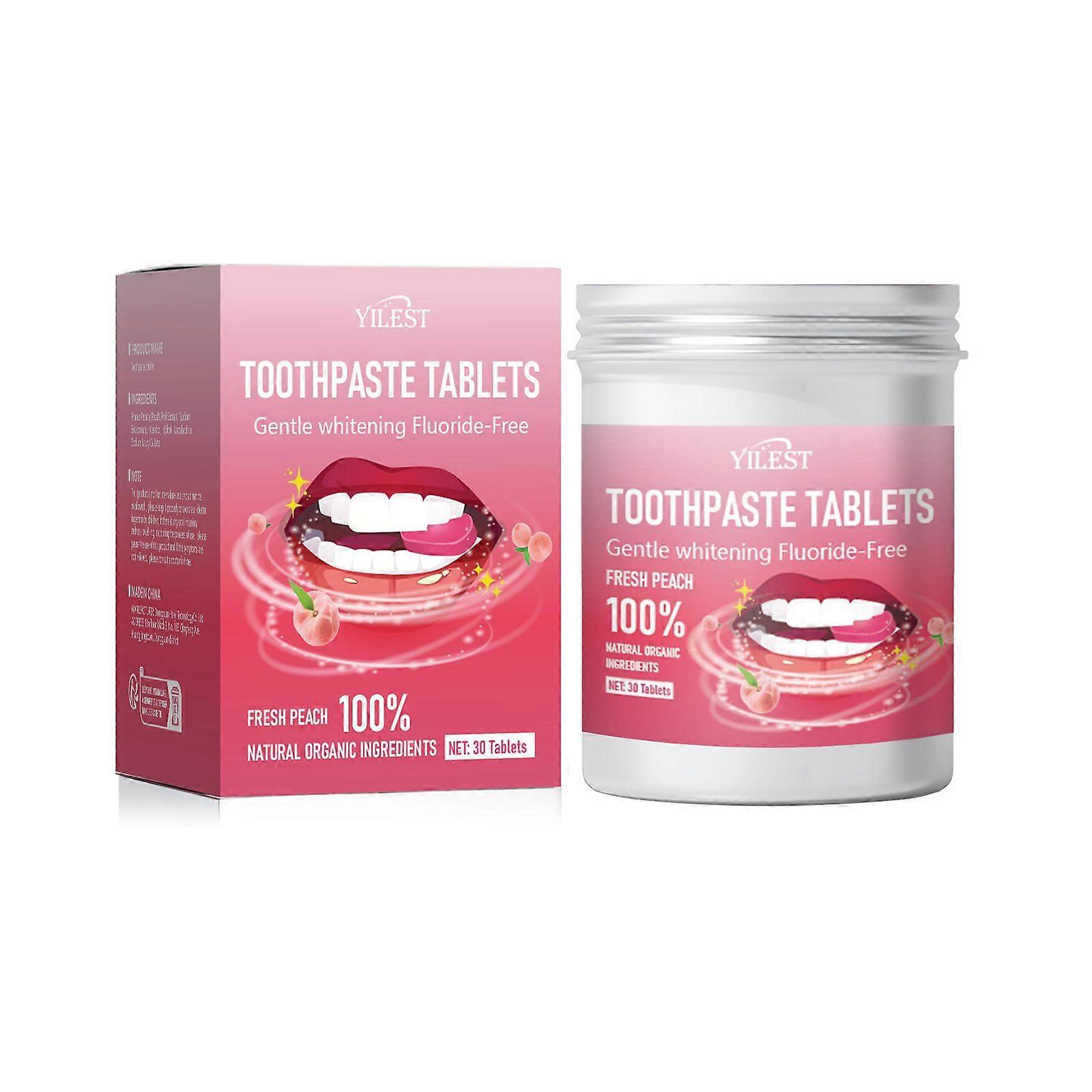 Solid portable mouthwash tablets to remove tooth stains chewable Nobs toothpaste tablets 1